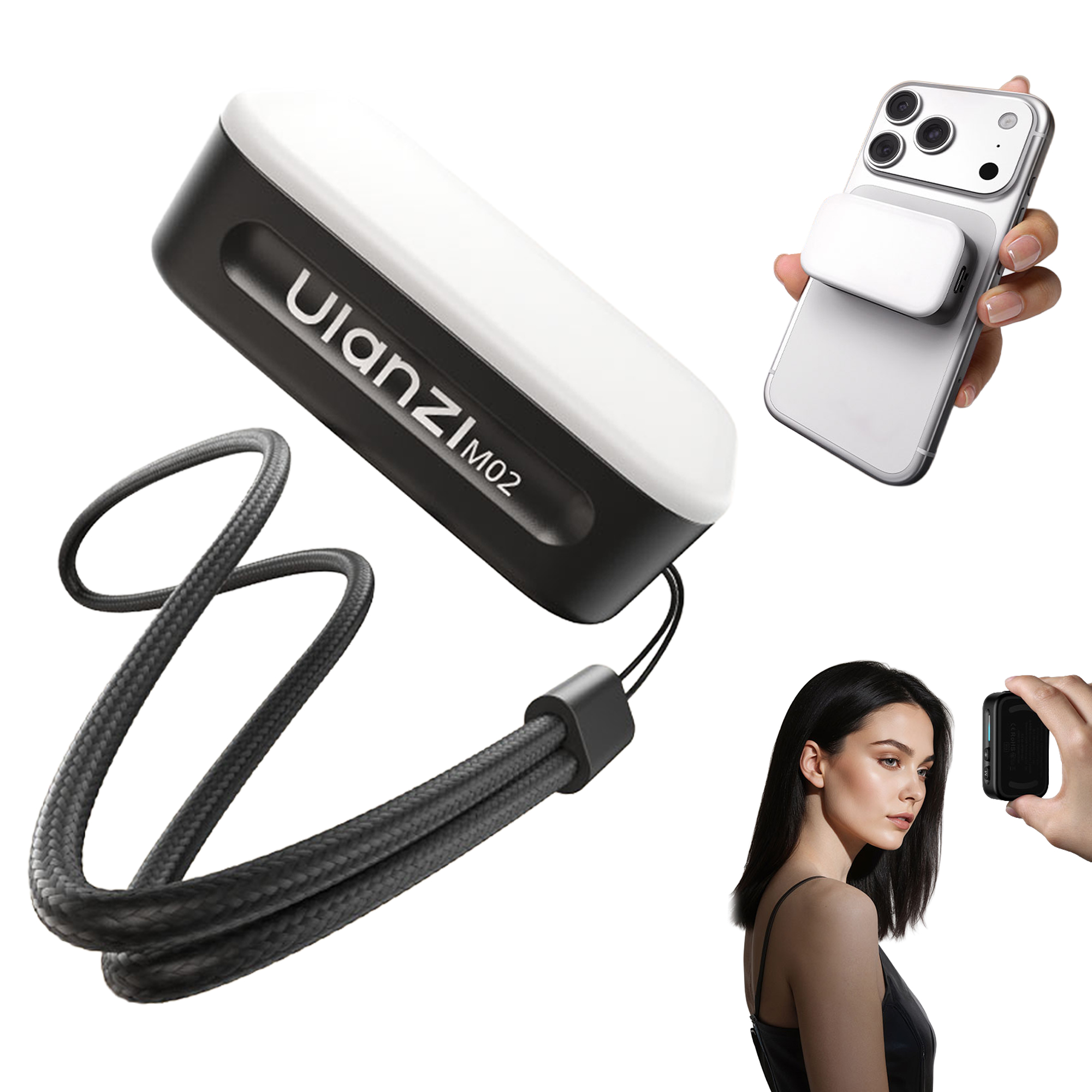 Lampa błyskowa Ulanzi M02 do smartfona - WB (5600 K)