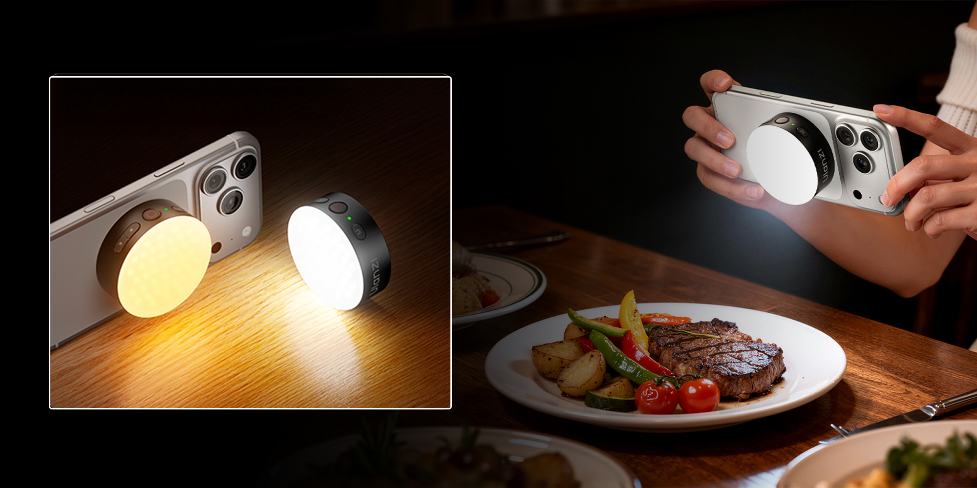 Lampa błyskowa Ulanzi MFL01 do smartfona - WB (2500 K - 8500 K)