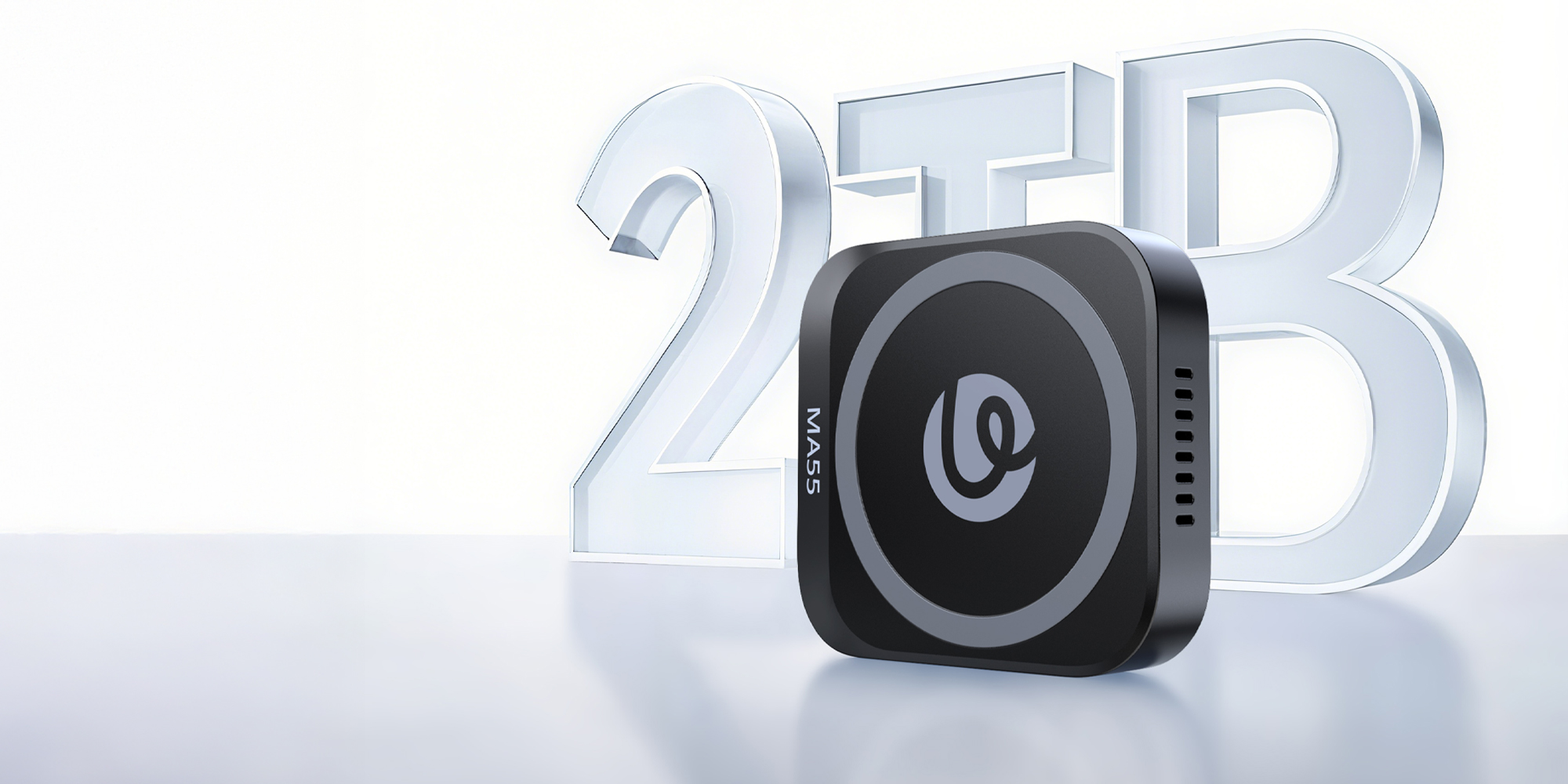 width=100% Obudowa na dysk M.2 Ulanzi MA55 do smartfona zdjęcie produktowe z informacją o 2 terabajtach pojemności