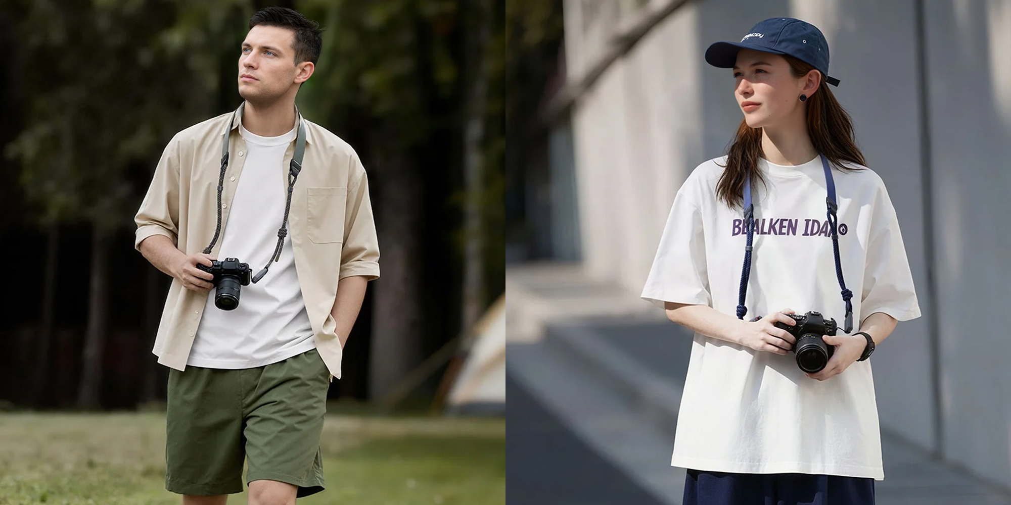 Pasek do aparatu Ulanzi CSS2 U-Snap - zielony