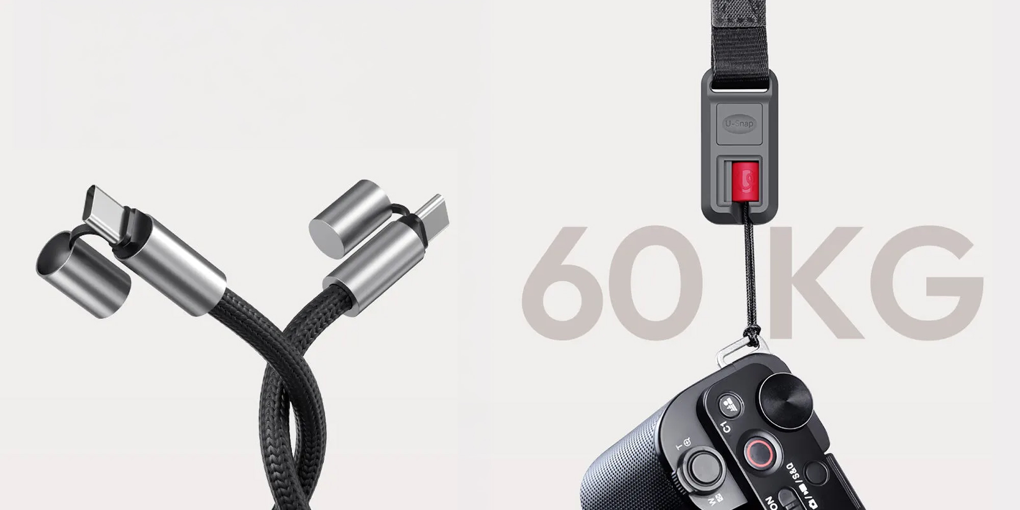 Pasek do aparatu Ulanzi YF01 Y-Flex - czarny