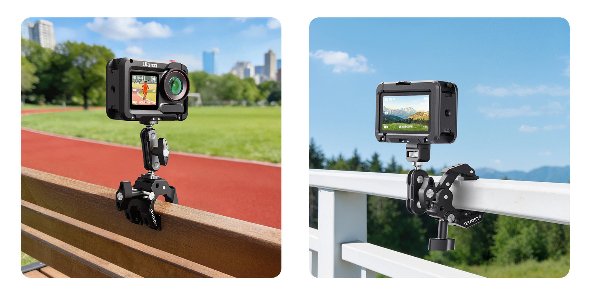 Ramię montażowe Ulanzi CO78 z uchwytem Super Clamp - dwusekcyjne