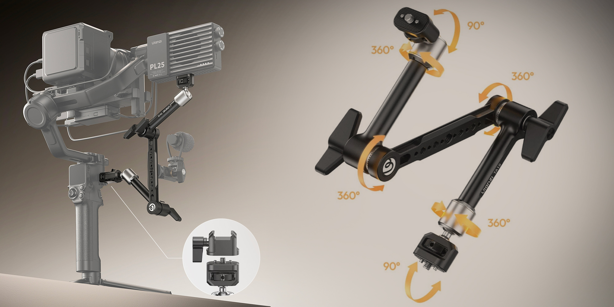 Ramię montażowe Ulanzi Magic Arm TA10