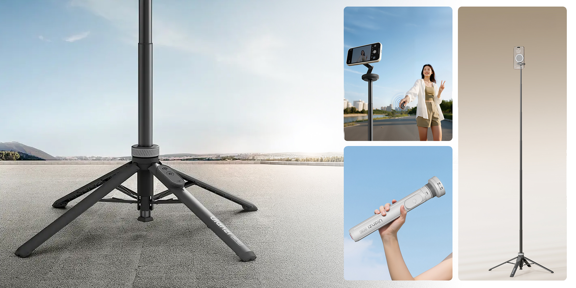 width=100% Statyw Ulanzi MT85 do smartfona - czarny