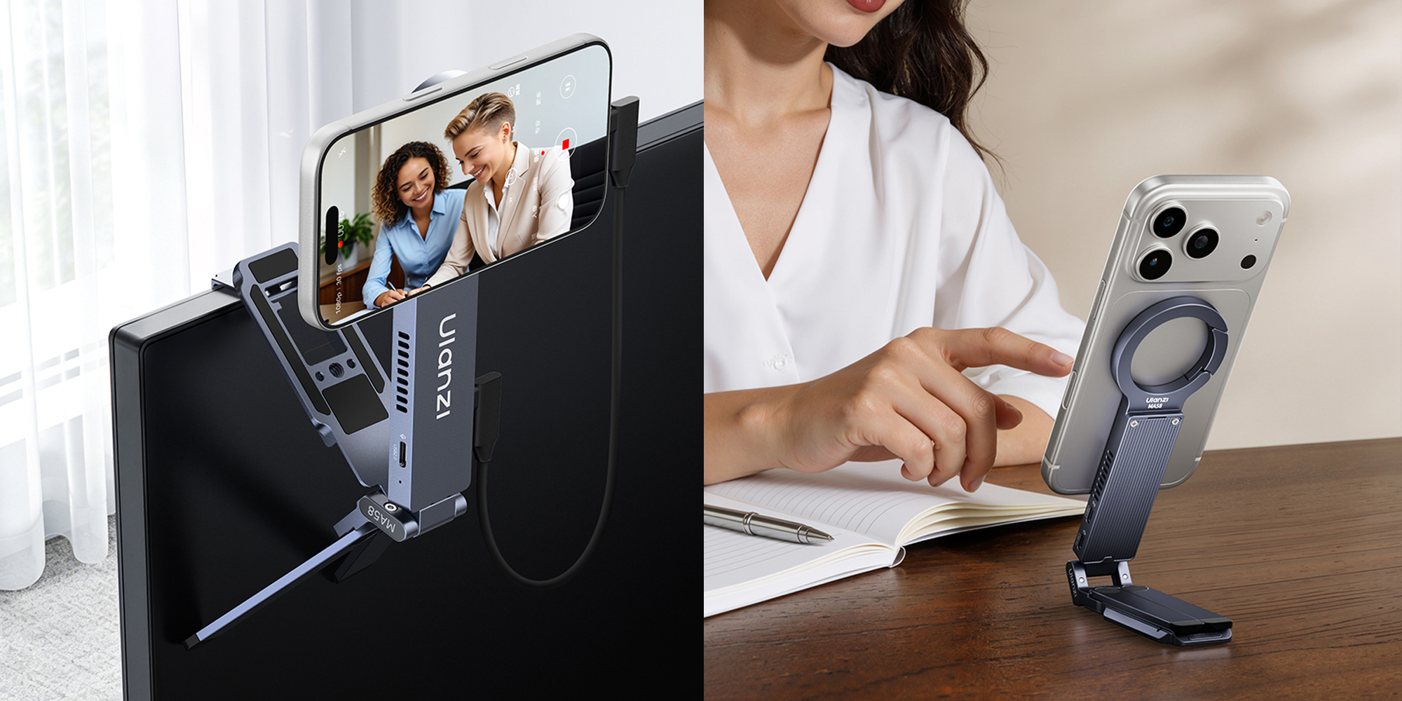 Uchwyt do smartfona Ulanzi MA58 z kieszenią na dysk M.2