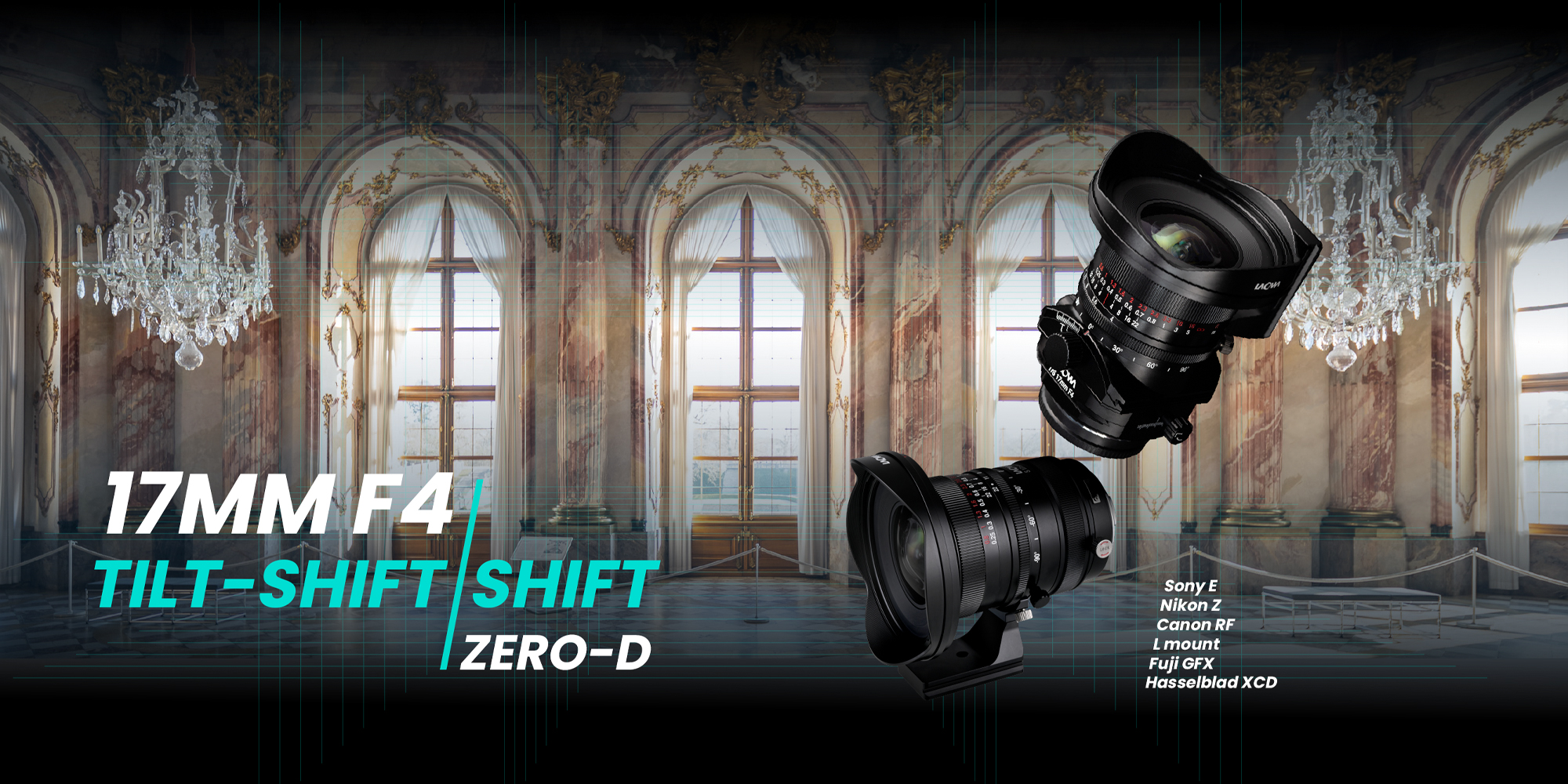 width=100% Obiektyw Laowa 17 mm f/4 Zero-D Tilt-Shift do Canon RF