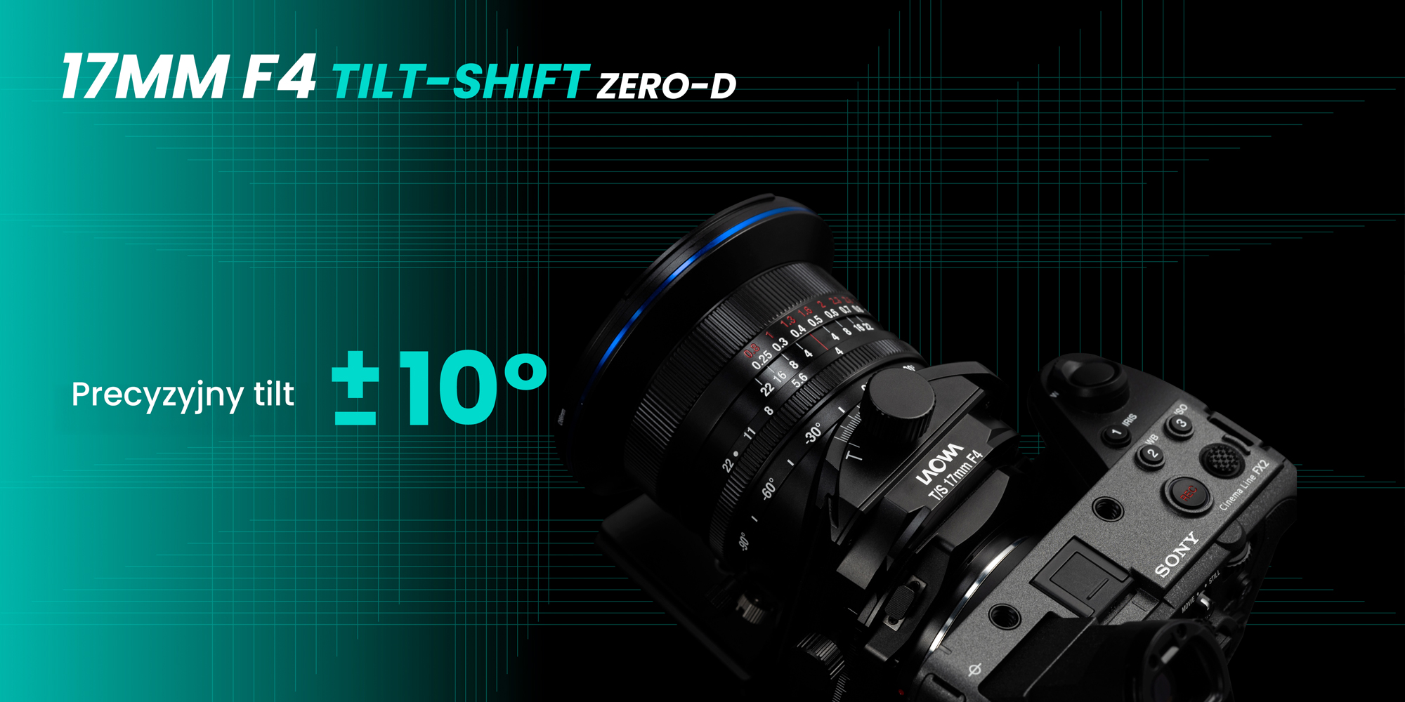 width=100% Obiektyw Laowa 17 mm f/4 Zero-D Tilt-Shift do Canon RF