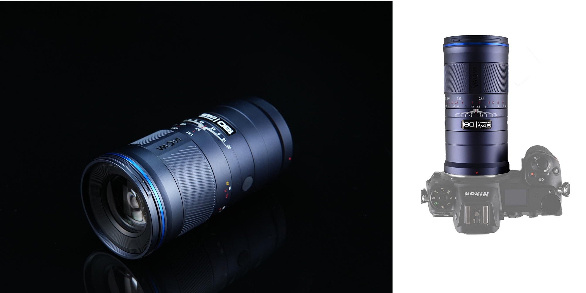 width=100% Obiektyw Laowa 180 mm f/4,5 1,5x Ultra Macro APO AF do Nikon Z
