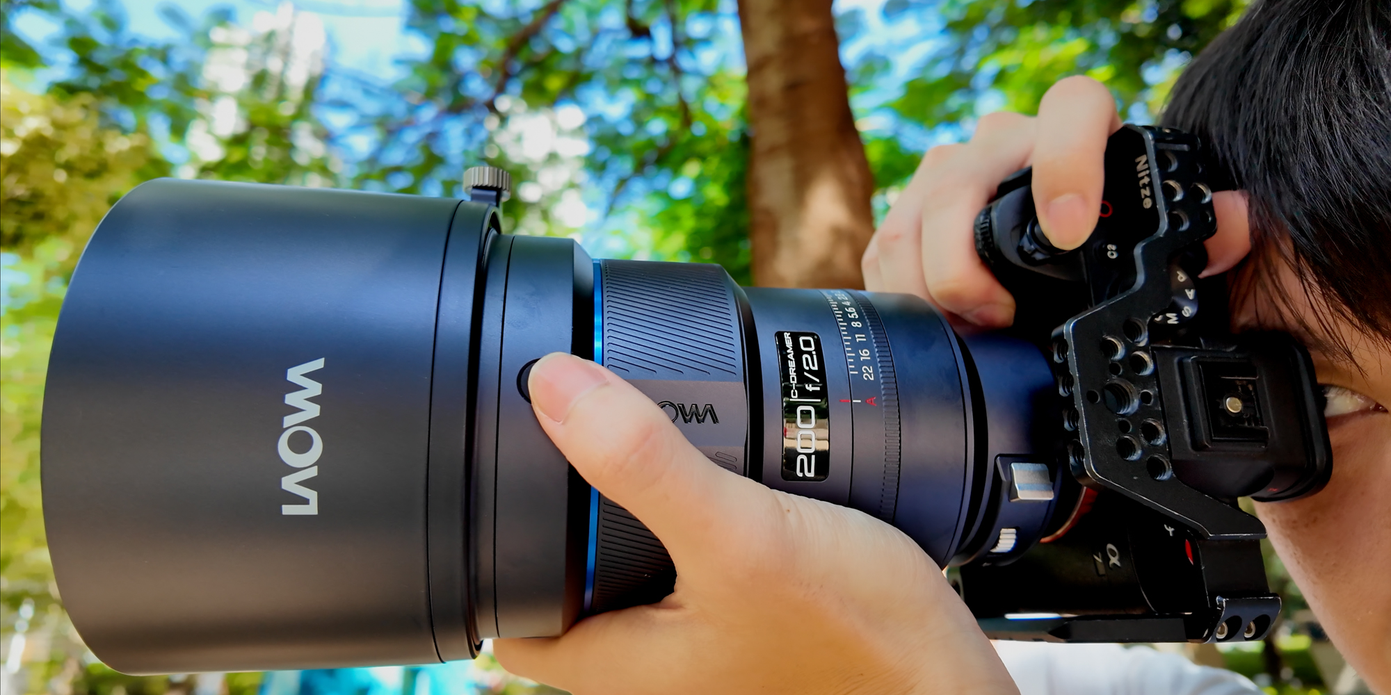 width=100% Obiektyw Laowa C-Dreamer 200 mm f/2 AF FF do Sony E