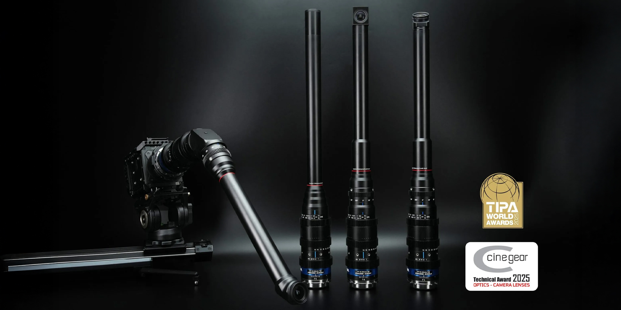 width=100% Obiektyw Laowa Probe Zoom 15-24 mm T8 z elementem optycznym 35 stopni do Arri PL