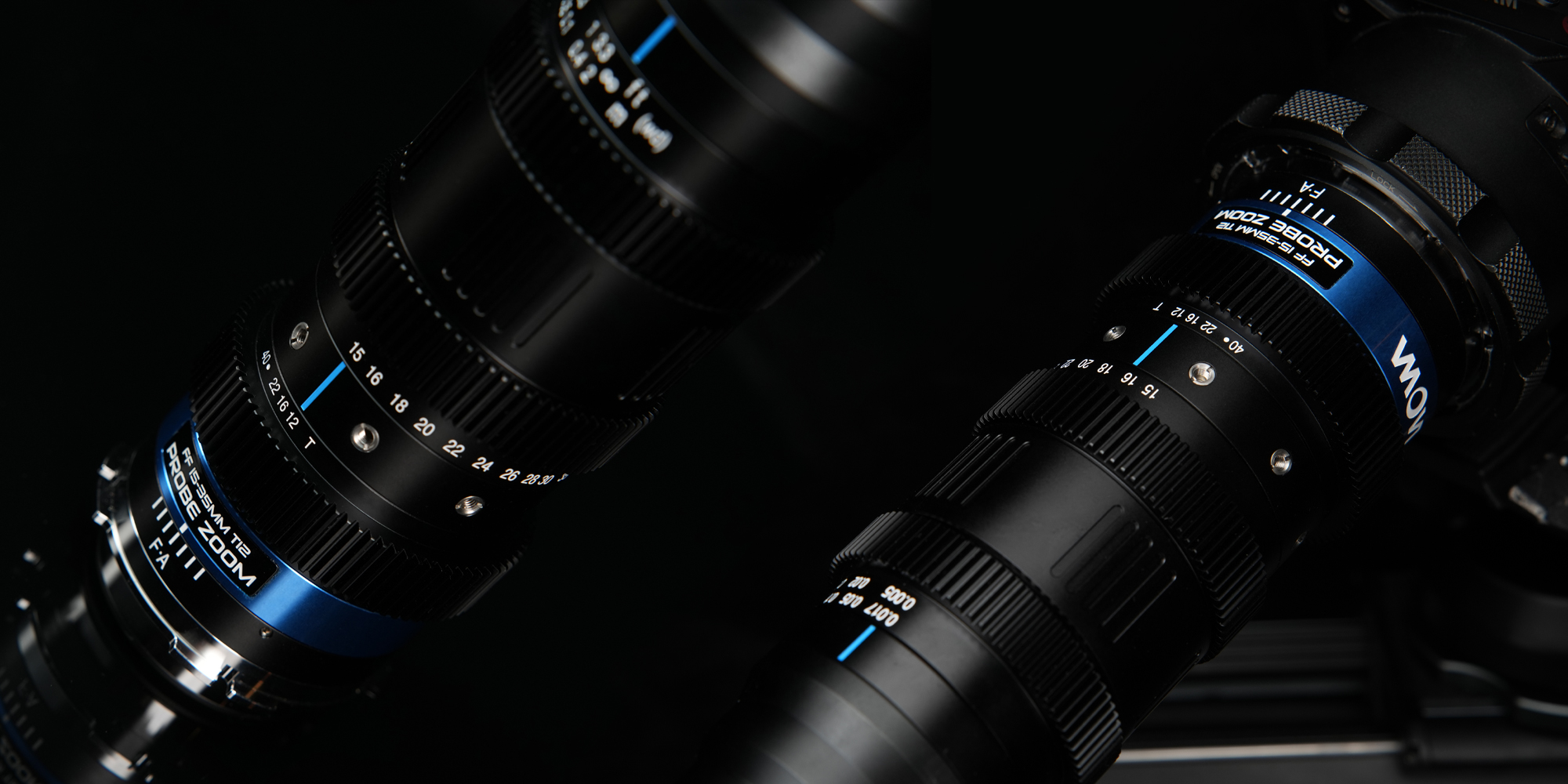 width=100% Obiektyw Laowa Probe Zoom 15-35 mm T12 z elementem optycznym 35 stopni do Arri PL