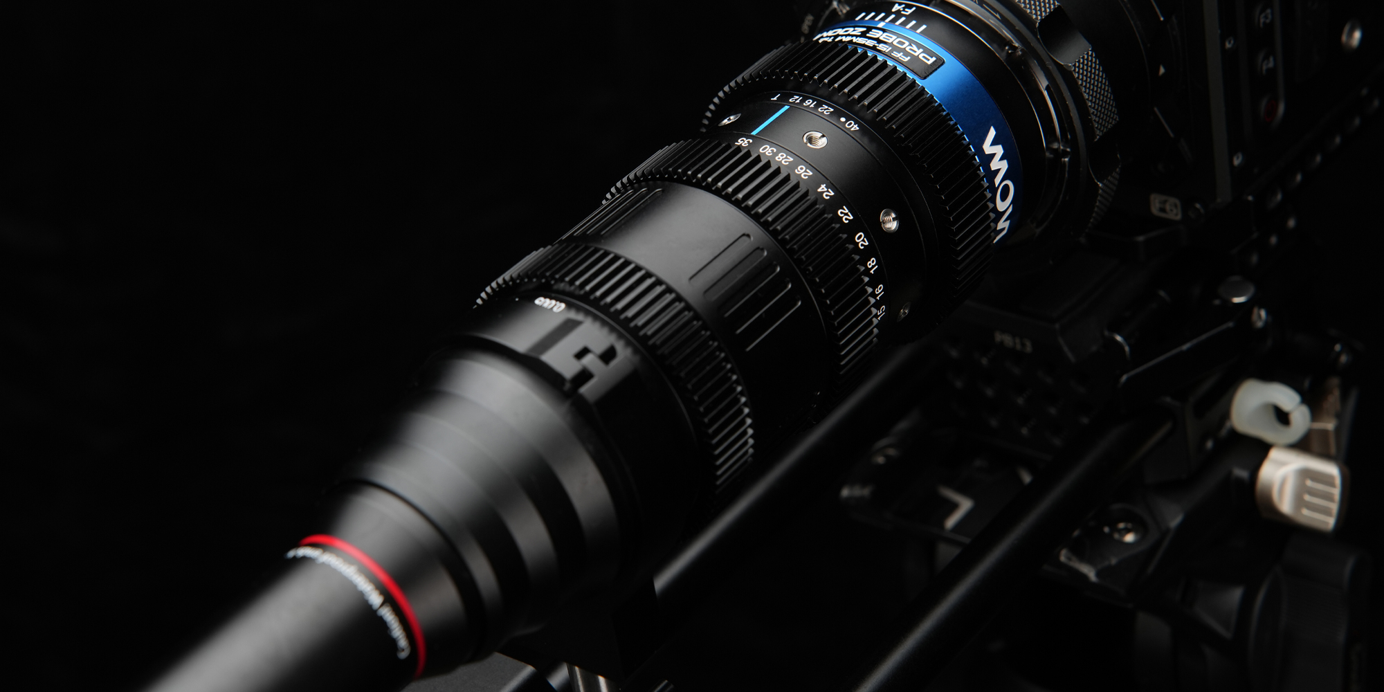 width=100% Obiektyw Laowa Probe Zoom 15-35 mm T12 z elementem optycznym 90 stopni do Arri PL