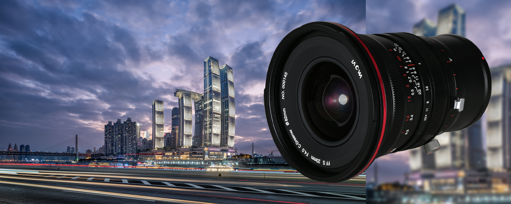 Venus Optics Laowa 20mm f_4.0 Zero-D Shift lens for Nikon F
