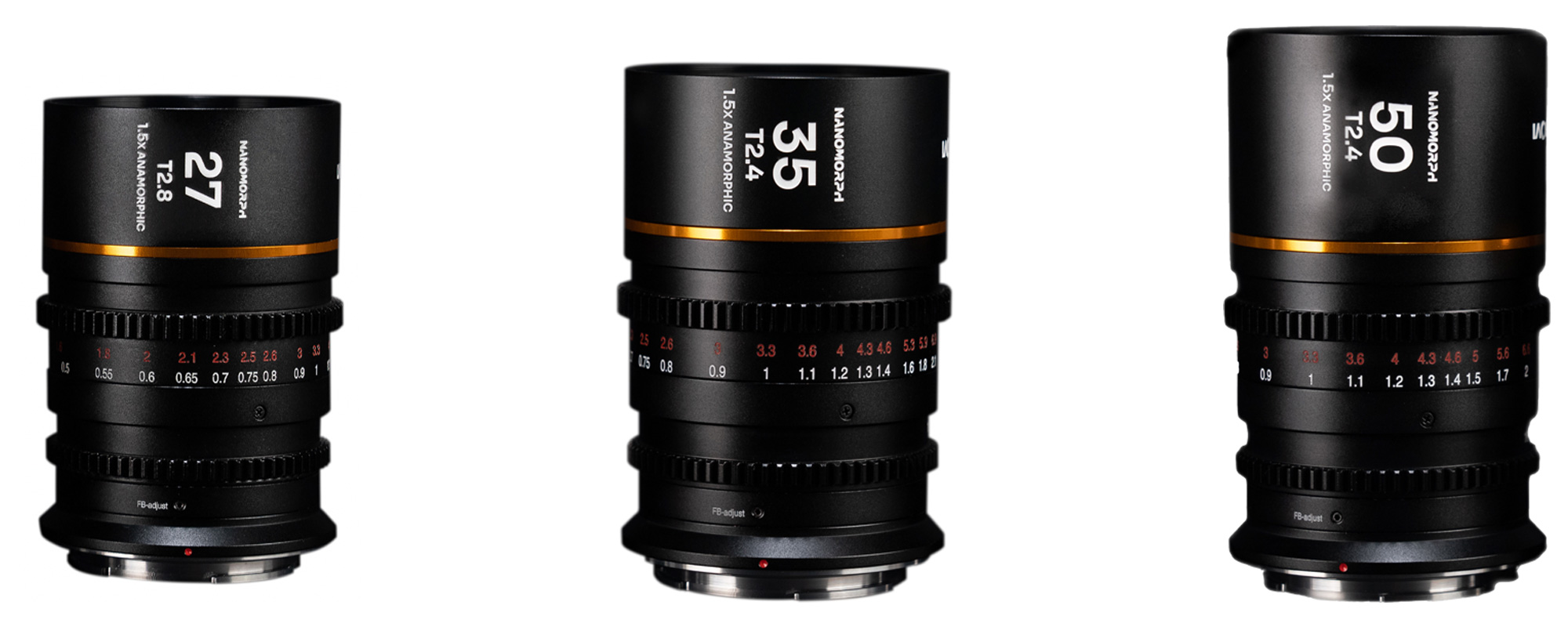 Obiektyw  Venus Optics Laowa Nanomorph 27 mm T2,8 1,5X S35 Amber do Sony  E