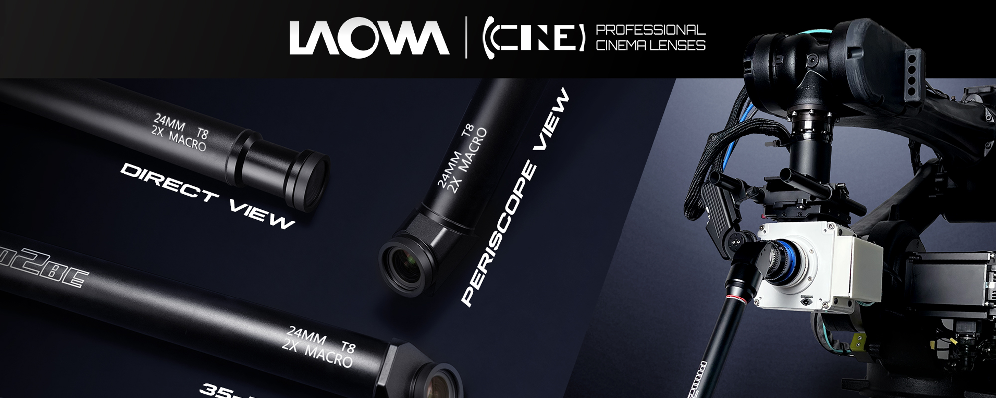 Zestaw obiektywów Venus Optics Laowa Pro2be 24 mm T8 Macro 2:1 do Arri PL