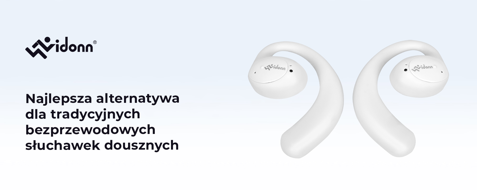 Słuchawki bezprzewodowe Vidonn T2 - białe