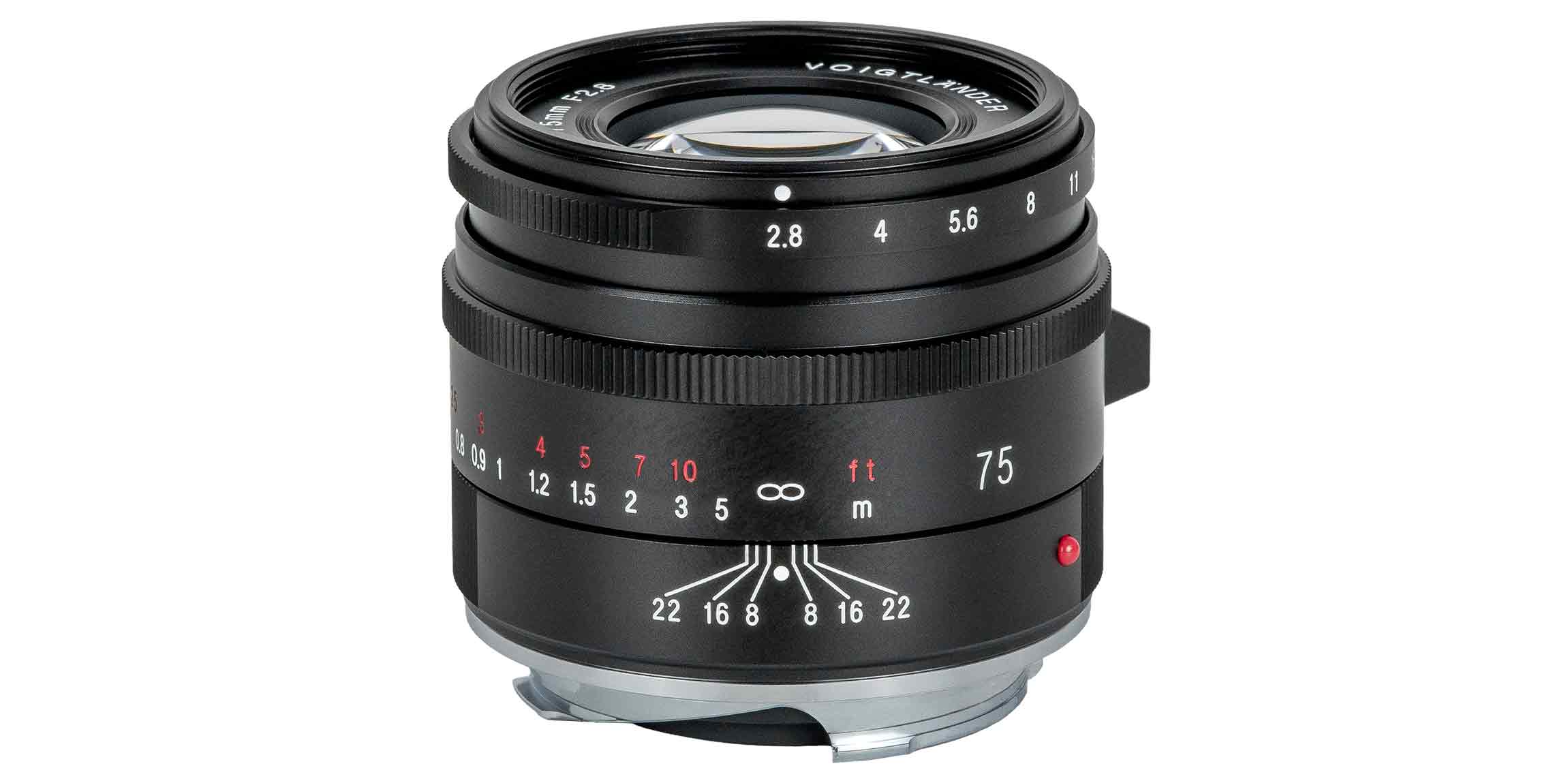 Obiektyw Voigtlander APO Skopar 75 mm f/2,8 do Leica M - czarny - teleobiektyw