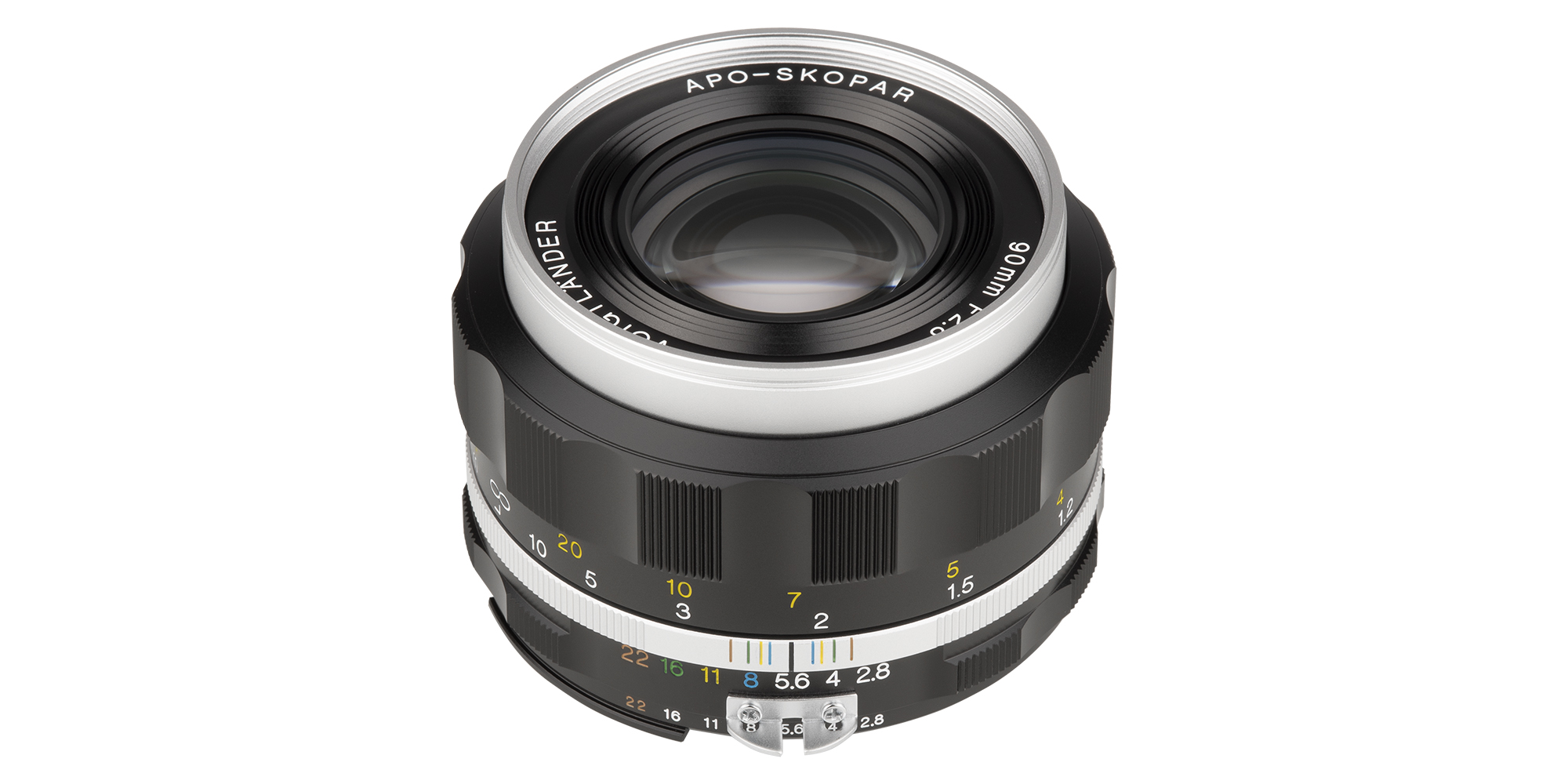 Voigtlander APO Skopar SL IIs 90mm f/2.8 lens for Nikon F - silver - 90mm