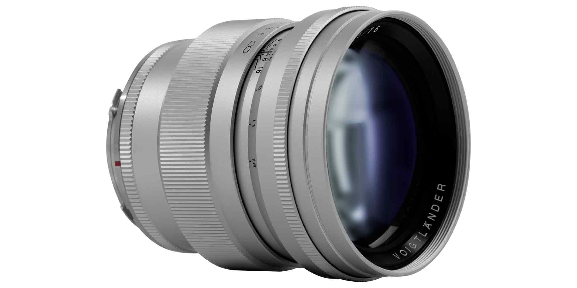 Obiektyw  Voigtlander Nokton 75 mm f/1,5 do Leica M -  srebrny