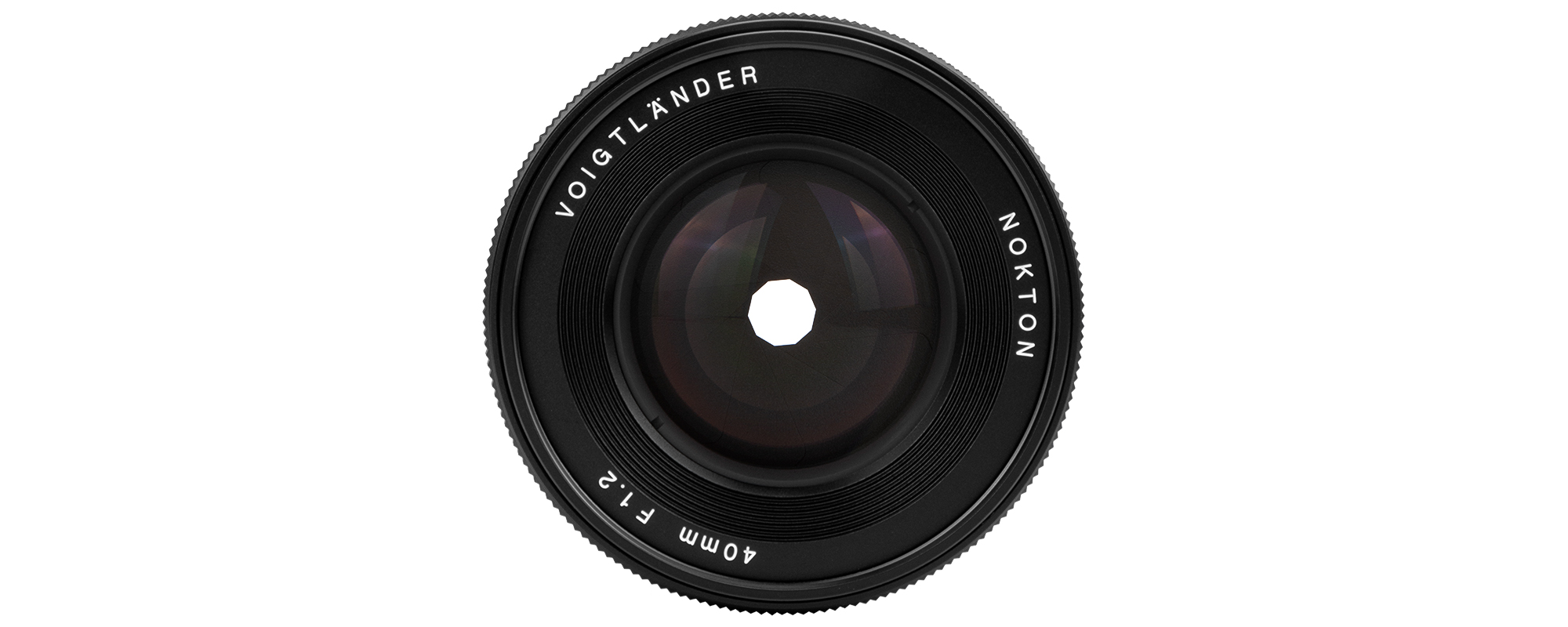 Obiektyw Voigtlander Nokton SE 40 mm f/1,2 do Sony E na widok z przodu