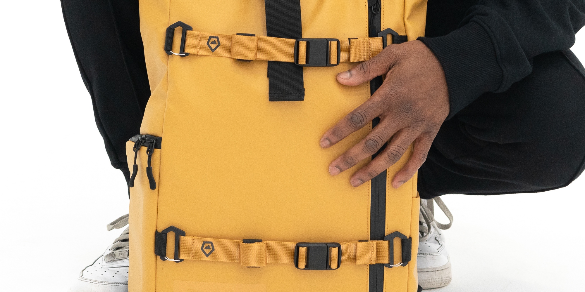 Wandrd Trouser Straps for Accessories - Yellow - Expand the Possibilities of Wandrd Backpacks