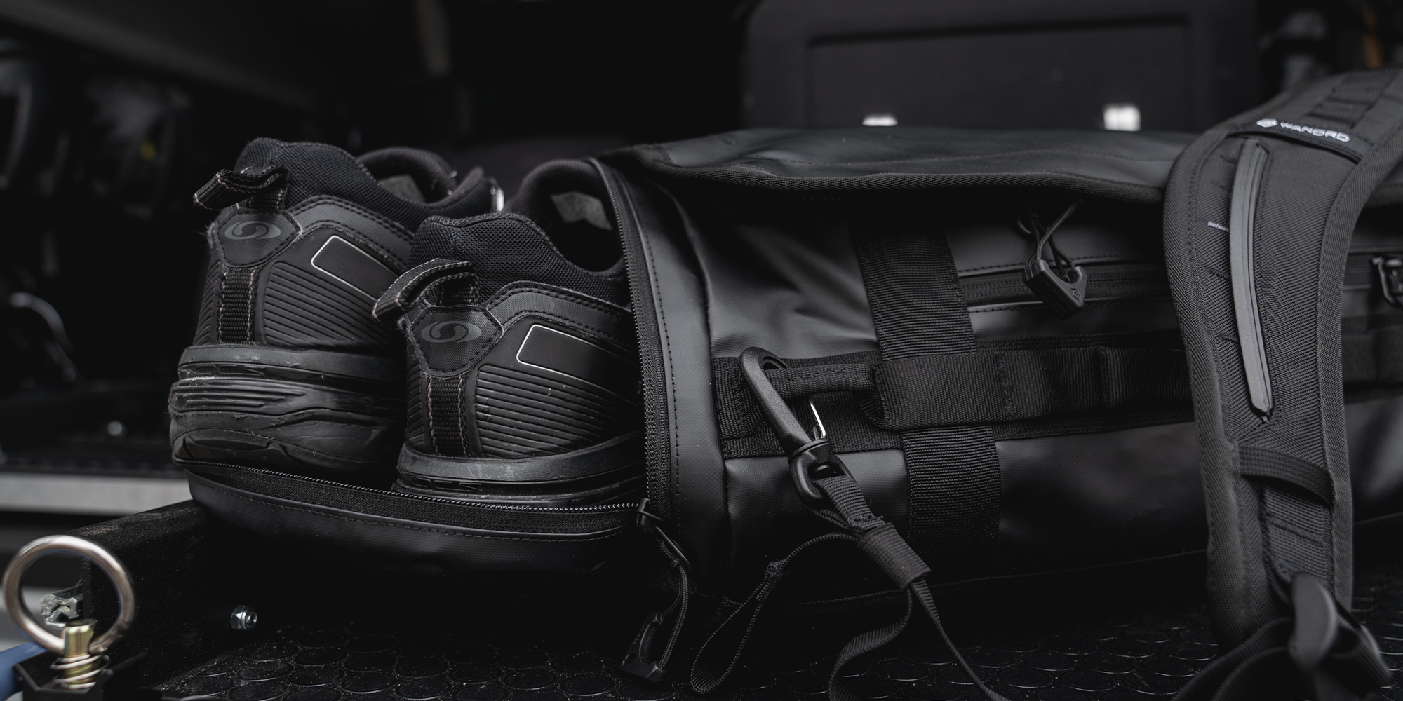 width=100% Torba Wandrd Carryall Duffel 40 l - pomarańczowa