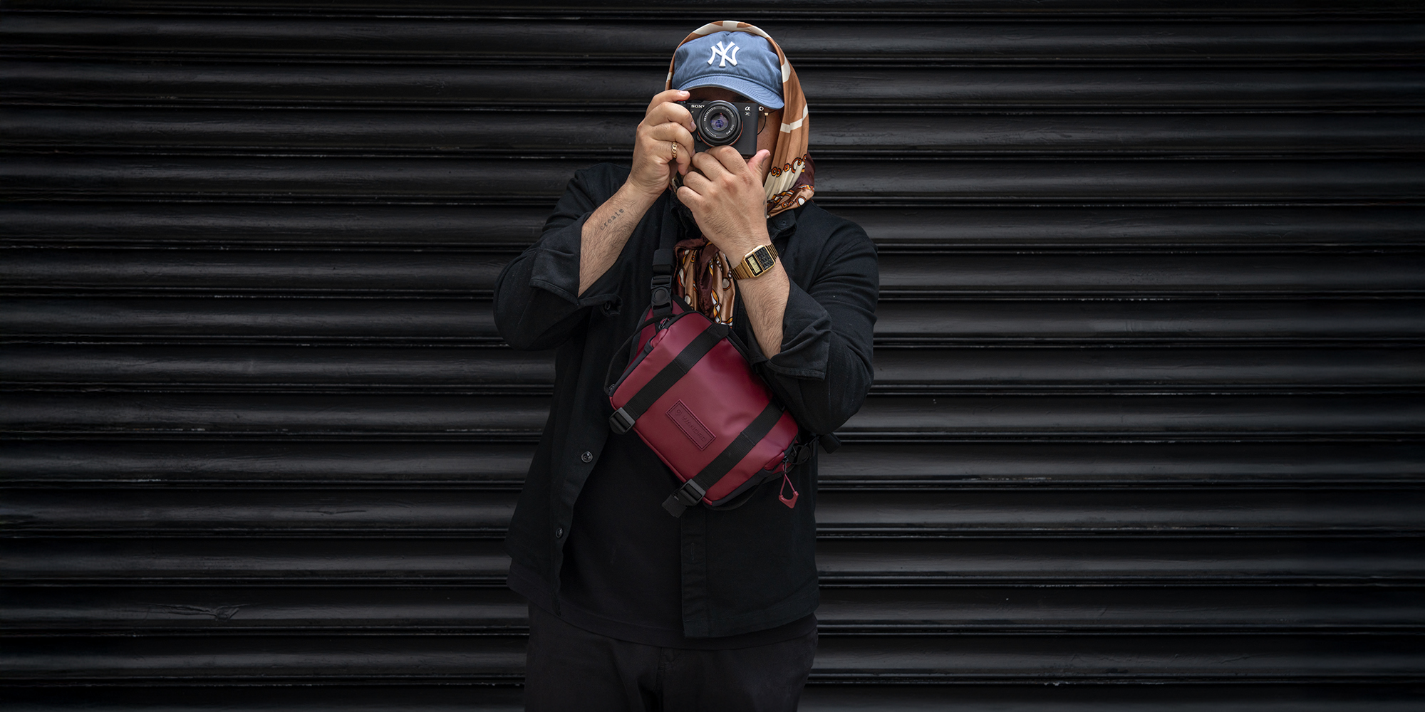 width=100% Torba fotograficzna Wandrd Rogue Sling 4 l v2 - pomarańczowa