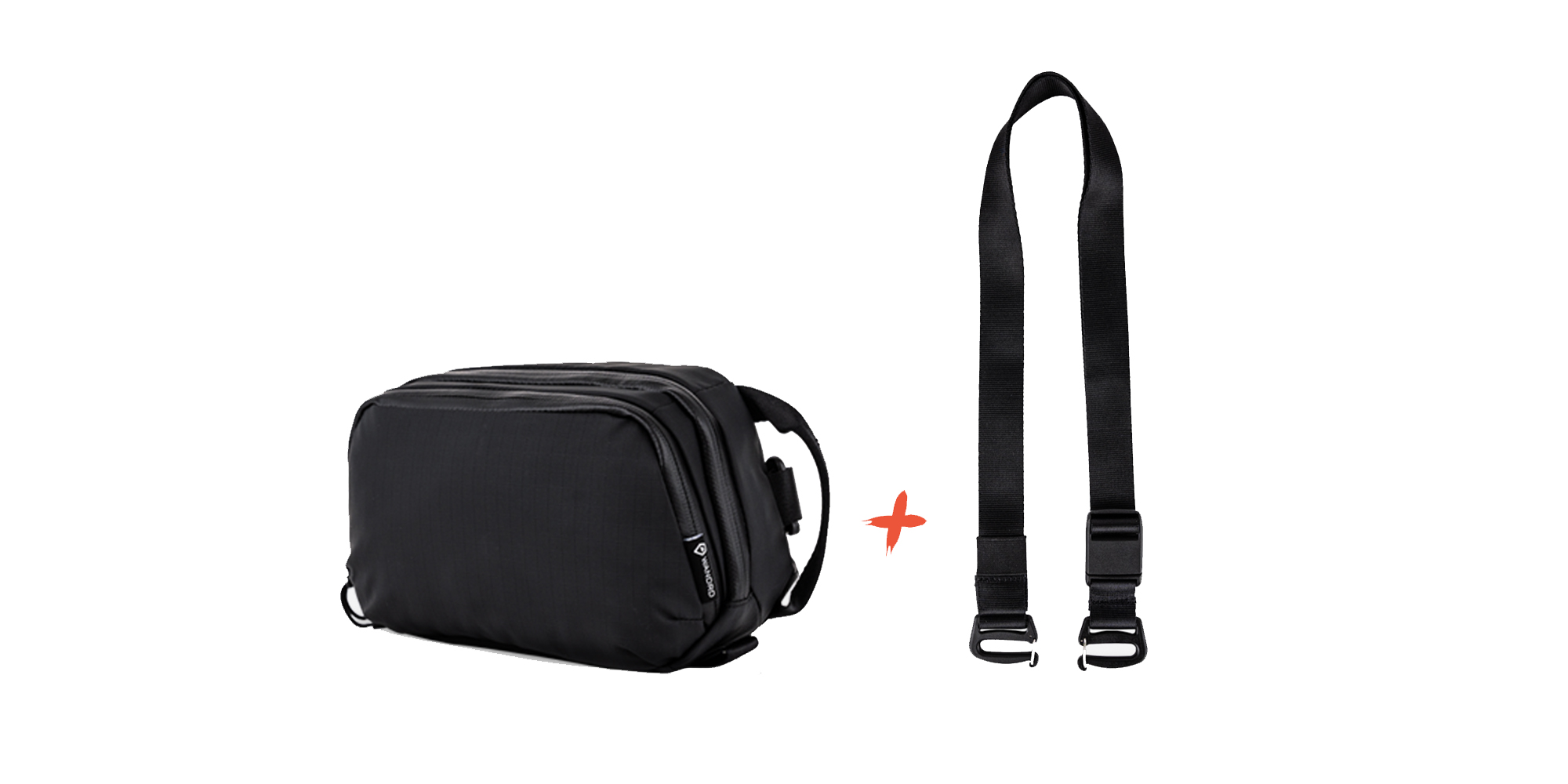 Wandrd Tech Pouch Large and optional accessory strap