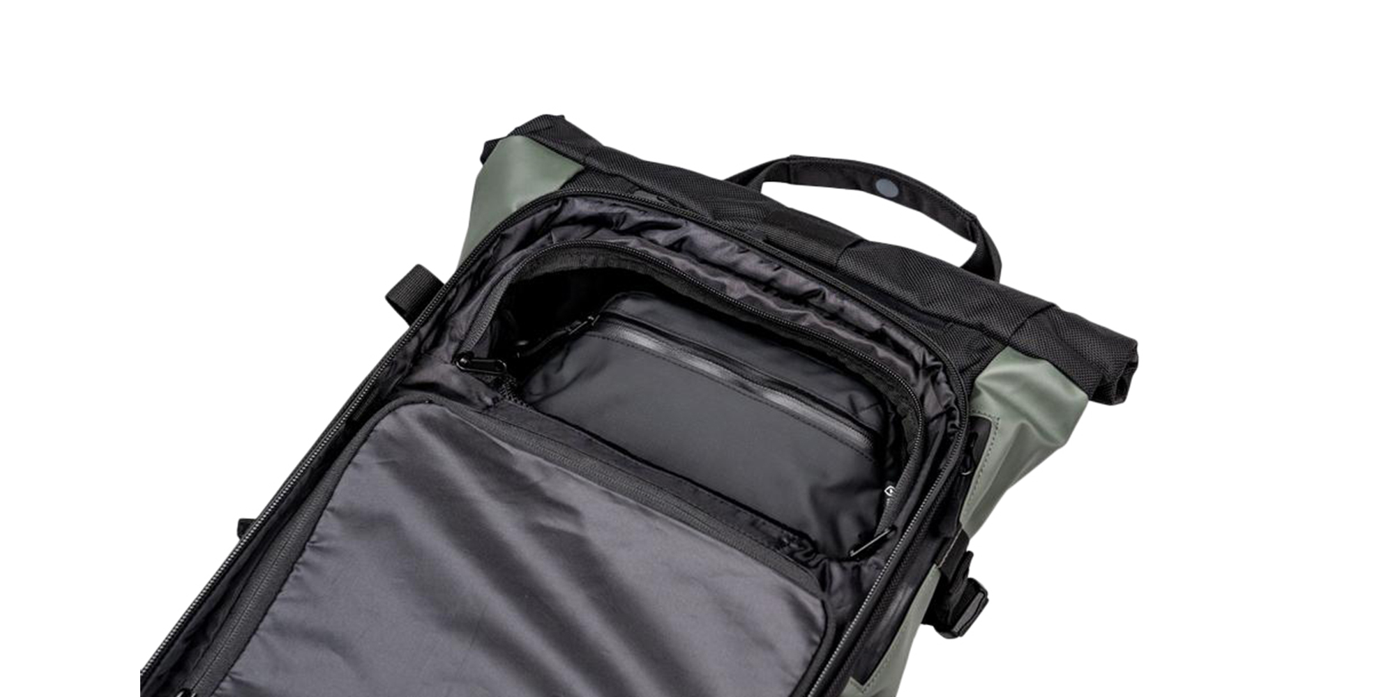Wandrd Tech Pouch Medium in the Prvke backpack compartment