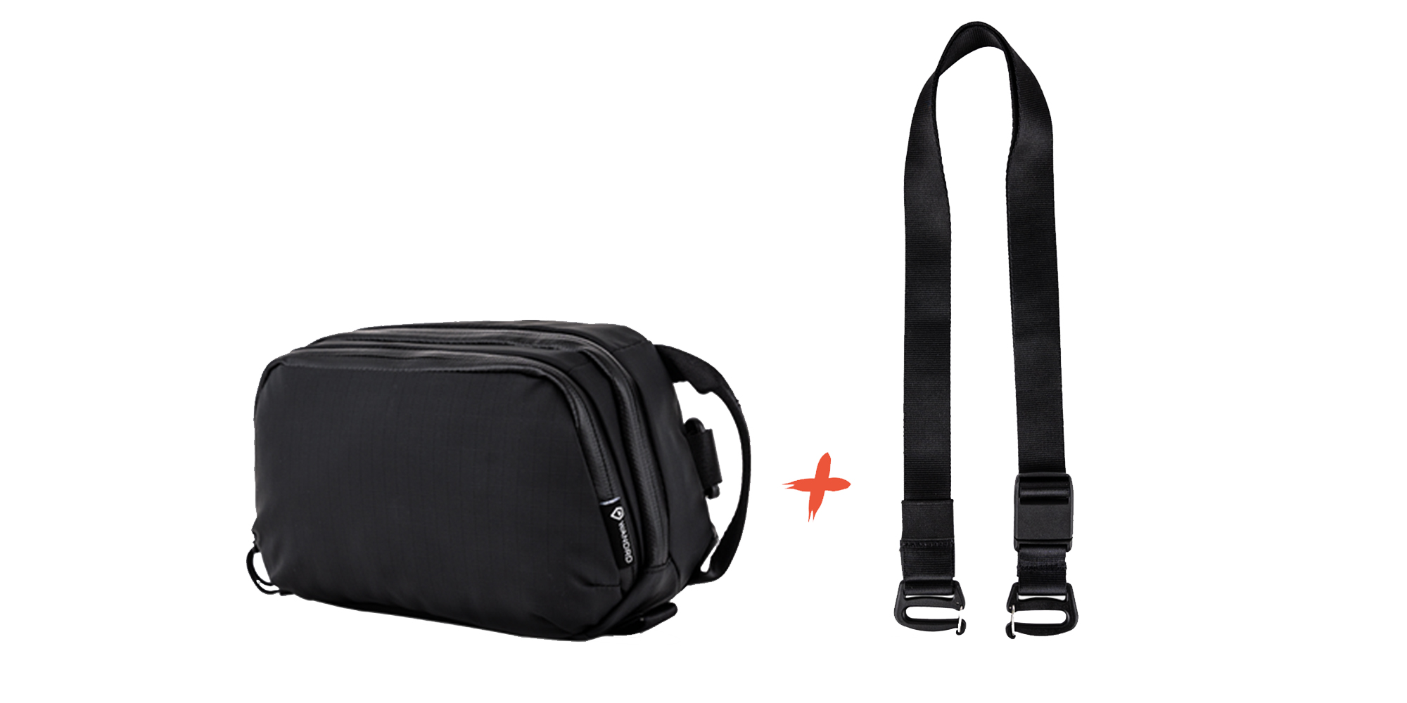 Wandrd Tech Pouch Medium and optional accessory strap