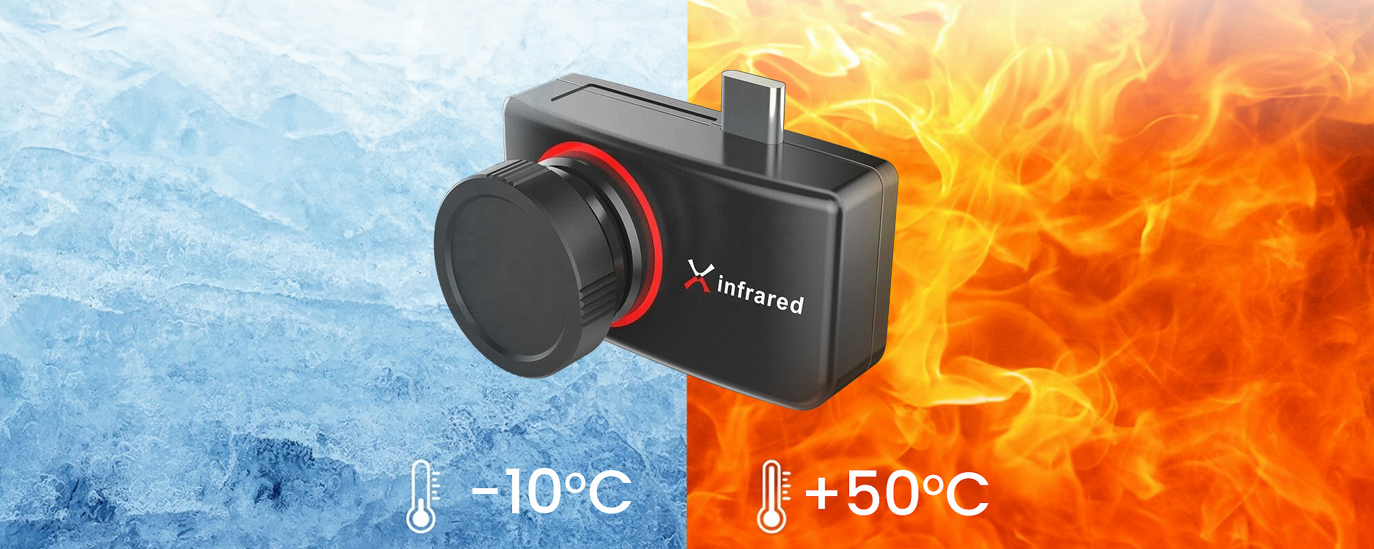 Kamera termowizyjna do smartfona Xinfrared T3Pro - USB-C