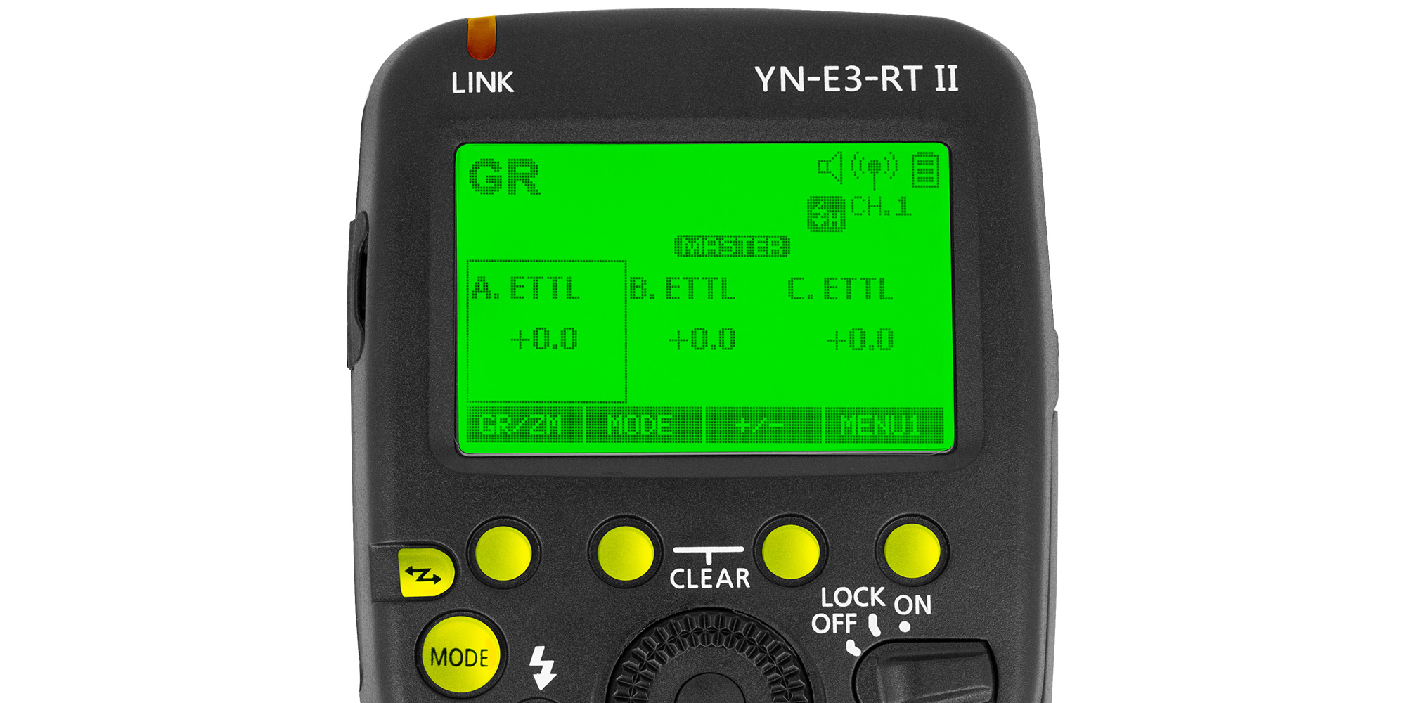 Kontroler radiowy Yongnuo YN-E3-RT II do Canon - Komfortowa obsługa