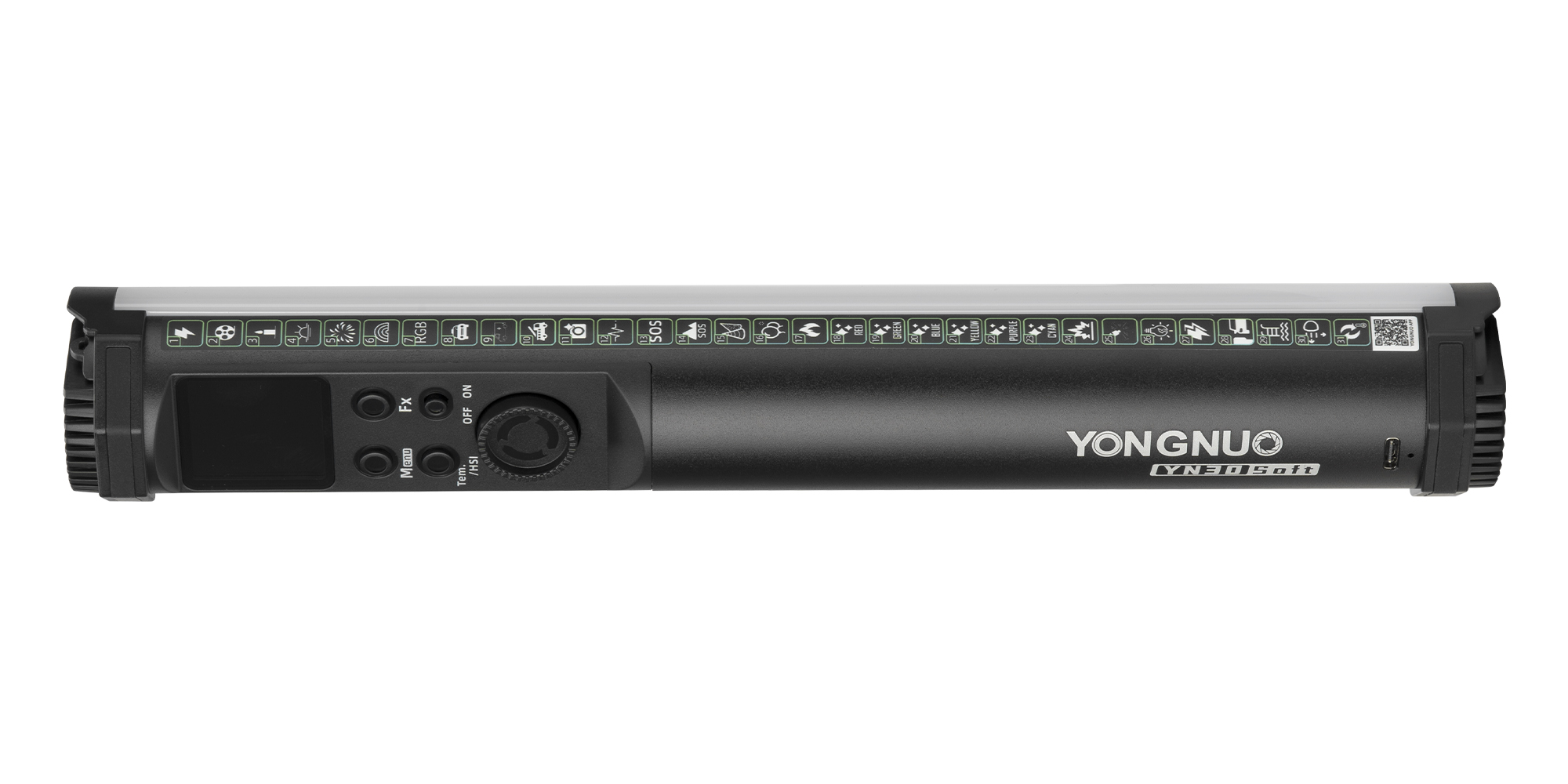 Lampe LED Yongnuo YN30 Soft - RVB, WB (2000 K - 10000 K) - Caractéristiques techniques