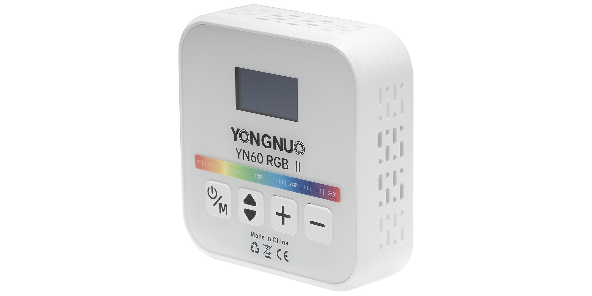 Lampa LED Yongnuo YN60 RGB II - WB (2500 K - 9900 K), biała - Wbudowany akumulator