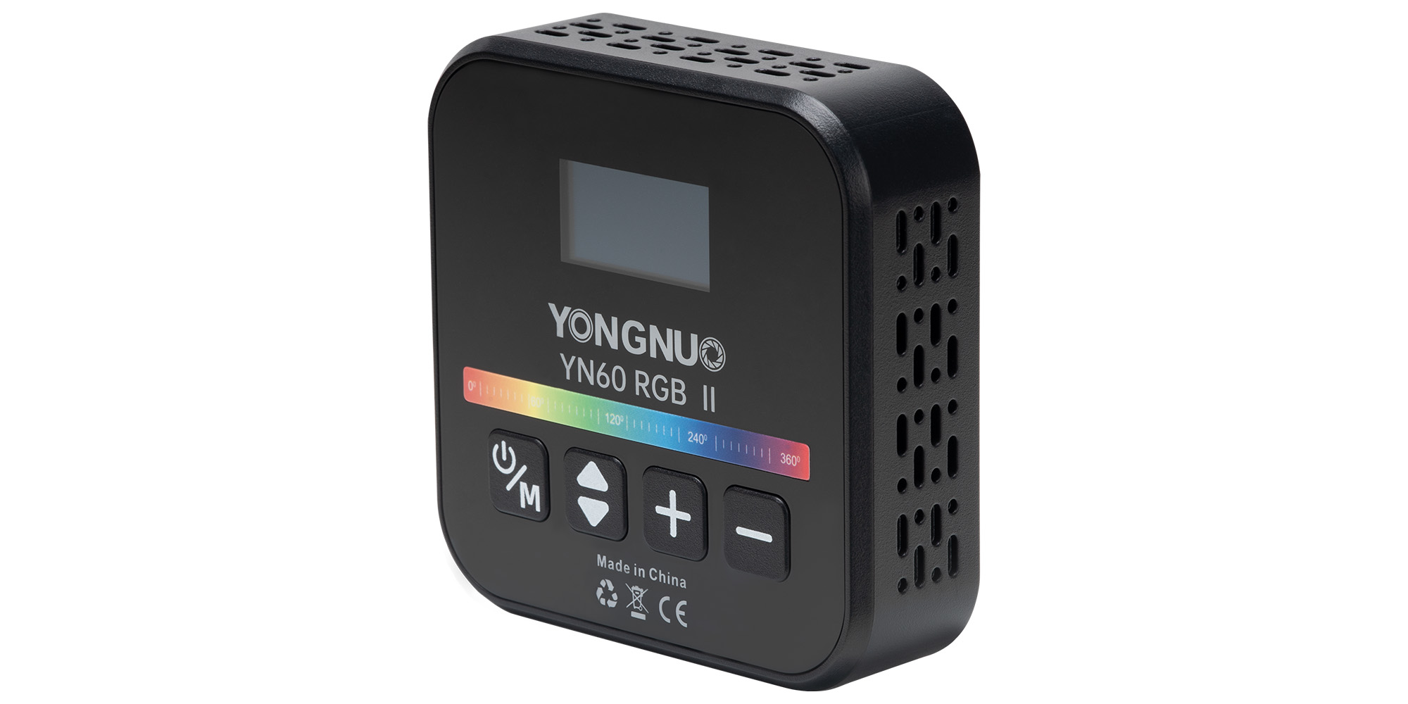 Lampa LED Yongnuo YN60 RGB II - WB (2500 K - 9900 K), czarna - Wbudowany akumulator