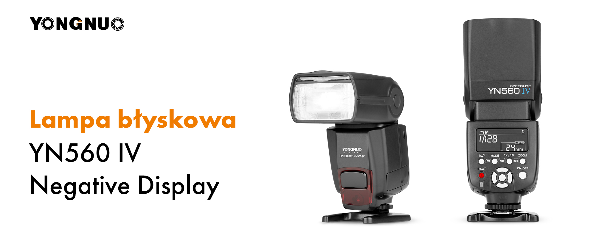 Lampa błyskowa Yongnuo YN560 IV Negative Display