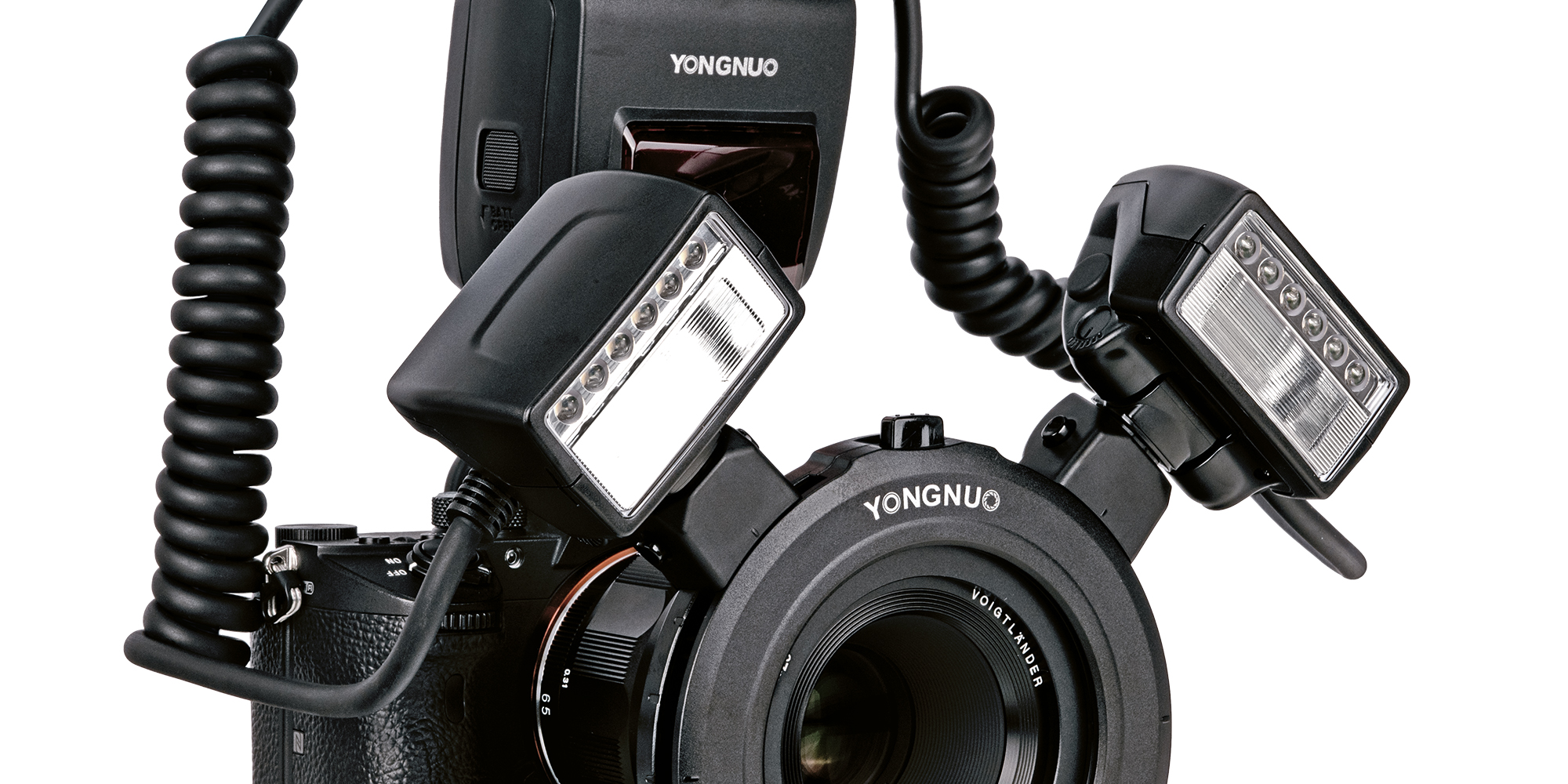 Lampa błyskowa do makrofotografii Yongnuo YN24EX do Sony - Unikalna konstrukcja