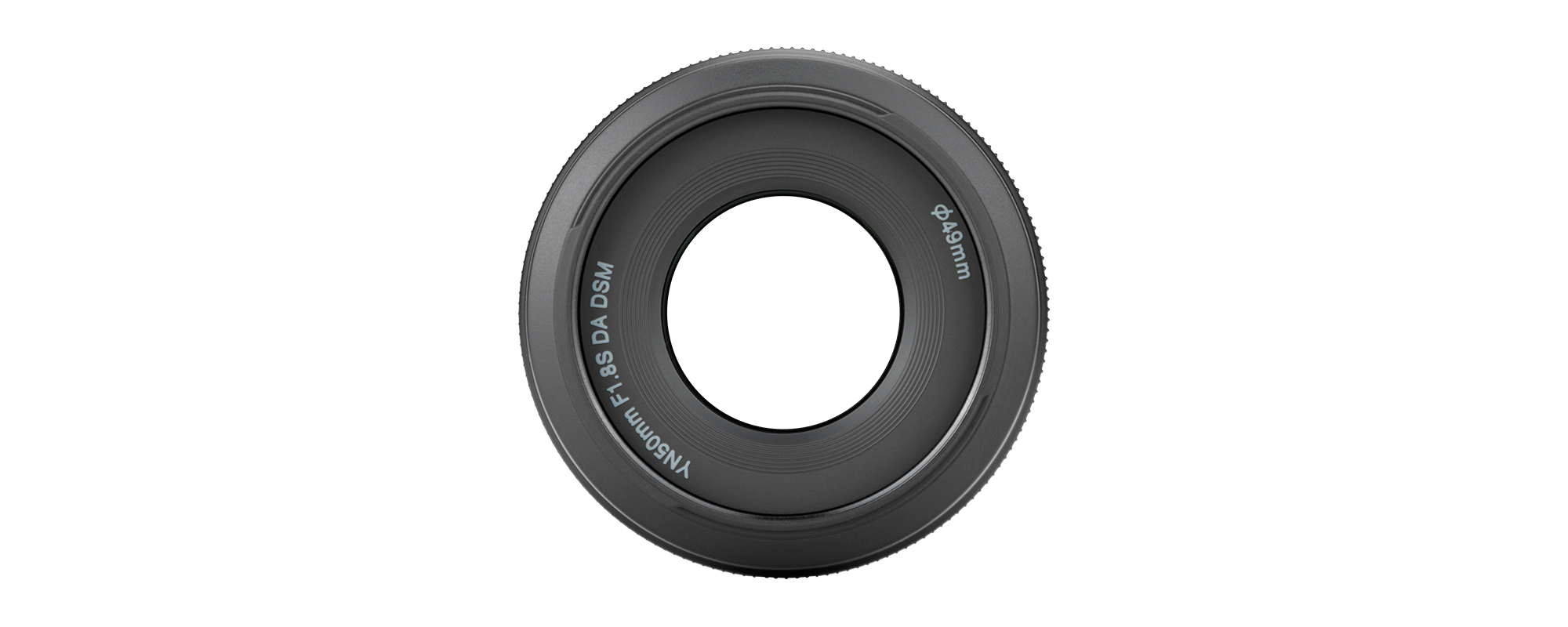 Obiektyw Yongnuo YN 50 mm f/1,8 do Sony E widok z góry