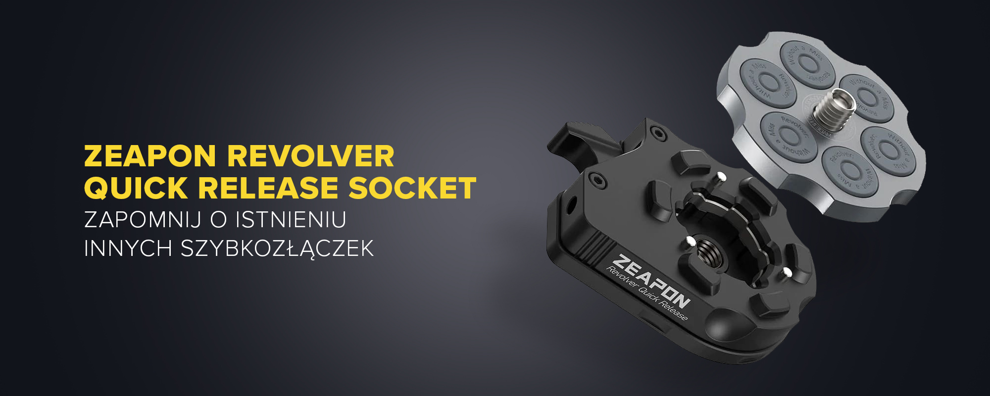 Adapter szybkiego montażu Zeapon Revolver Quick Release Socket - Wszechstronność zastosowań