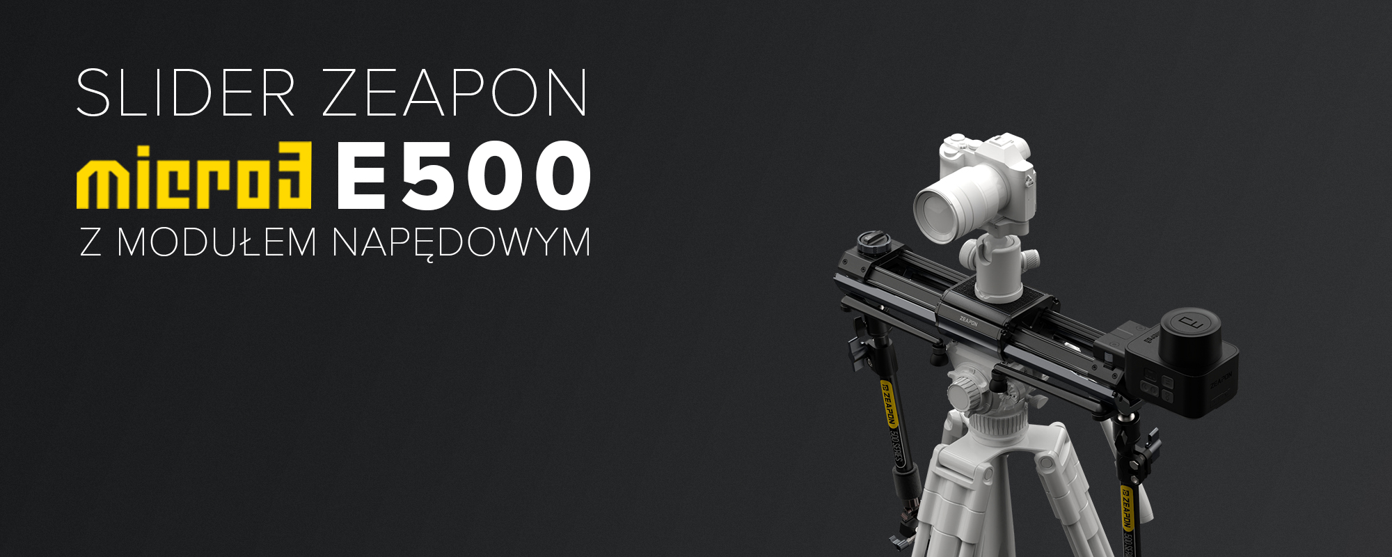 Slider Zeapon Micro 3 E500 z modułem napędowym