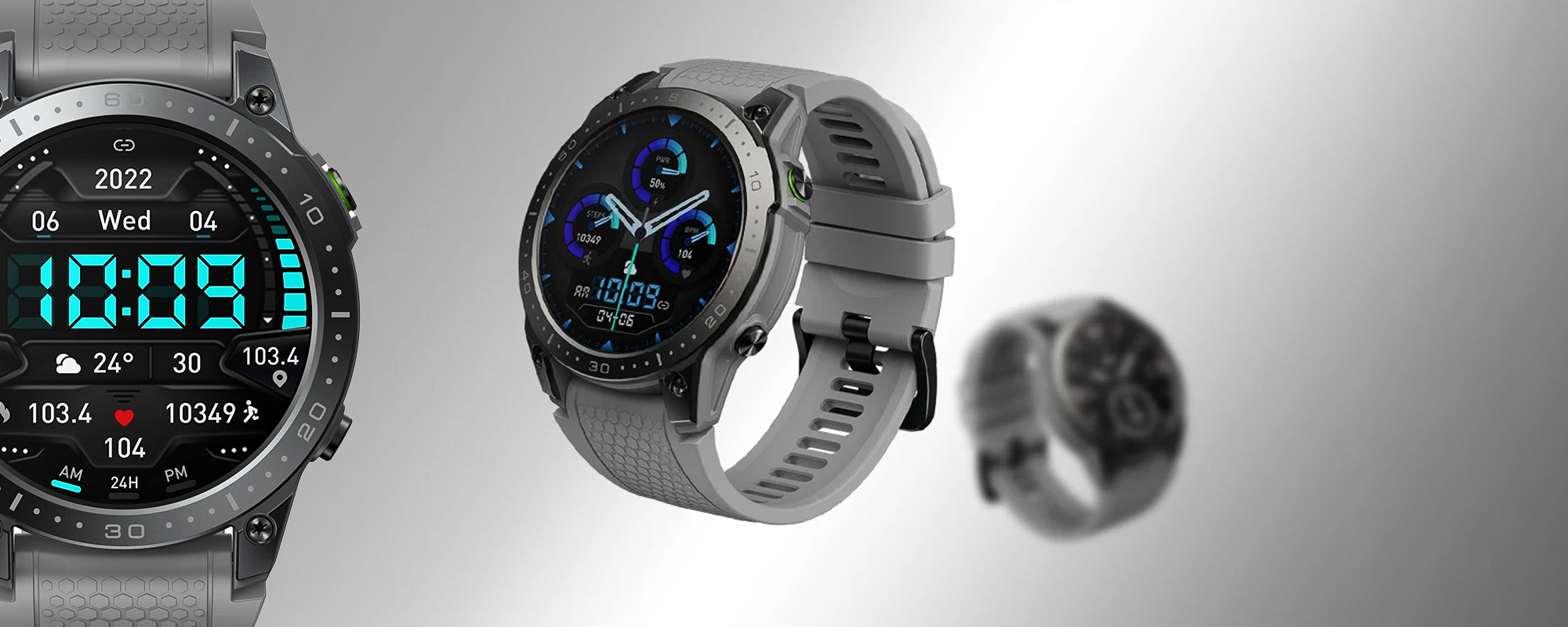 Smartwatch Zeblaze Ares 3 Pro - szary