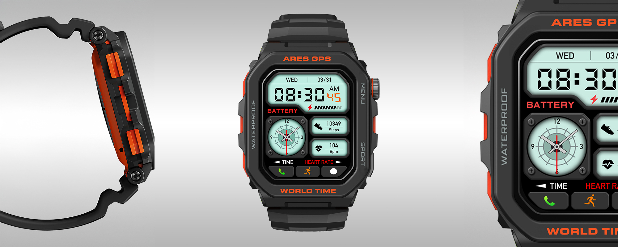 Smartwatch Zeblaze Ares GPS - czarny