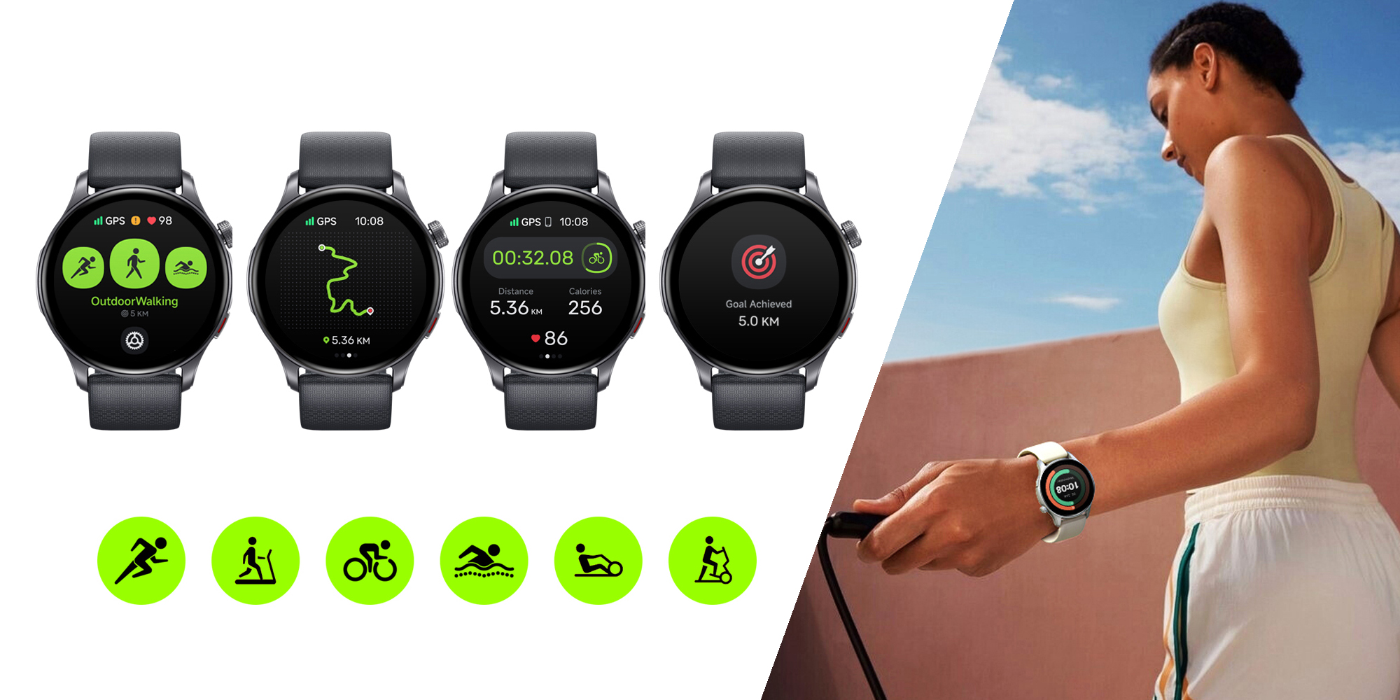 Smartwatch Zeblaze Btalk 3 GPS - szary