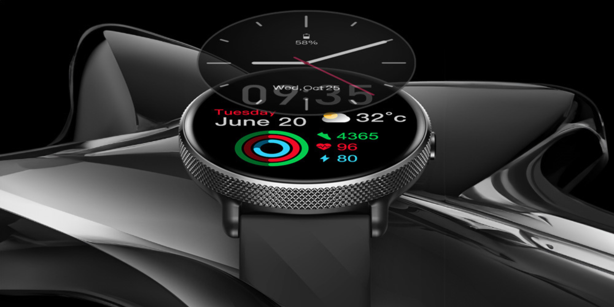 Smartwatch  Zeblaze GTR 3 Pro - srebrny