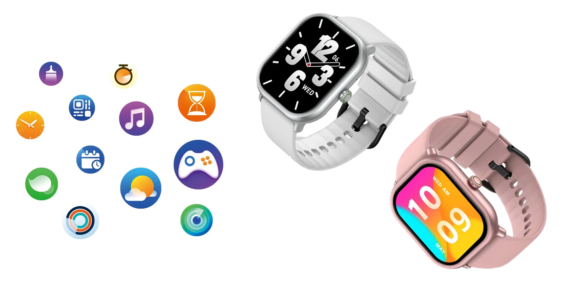 Smartwatch  Zeblaze GTS 3 Pro - różowy