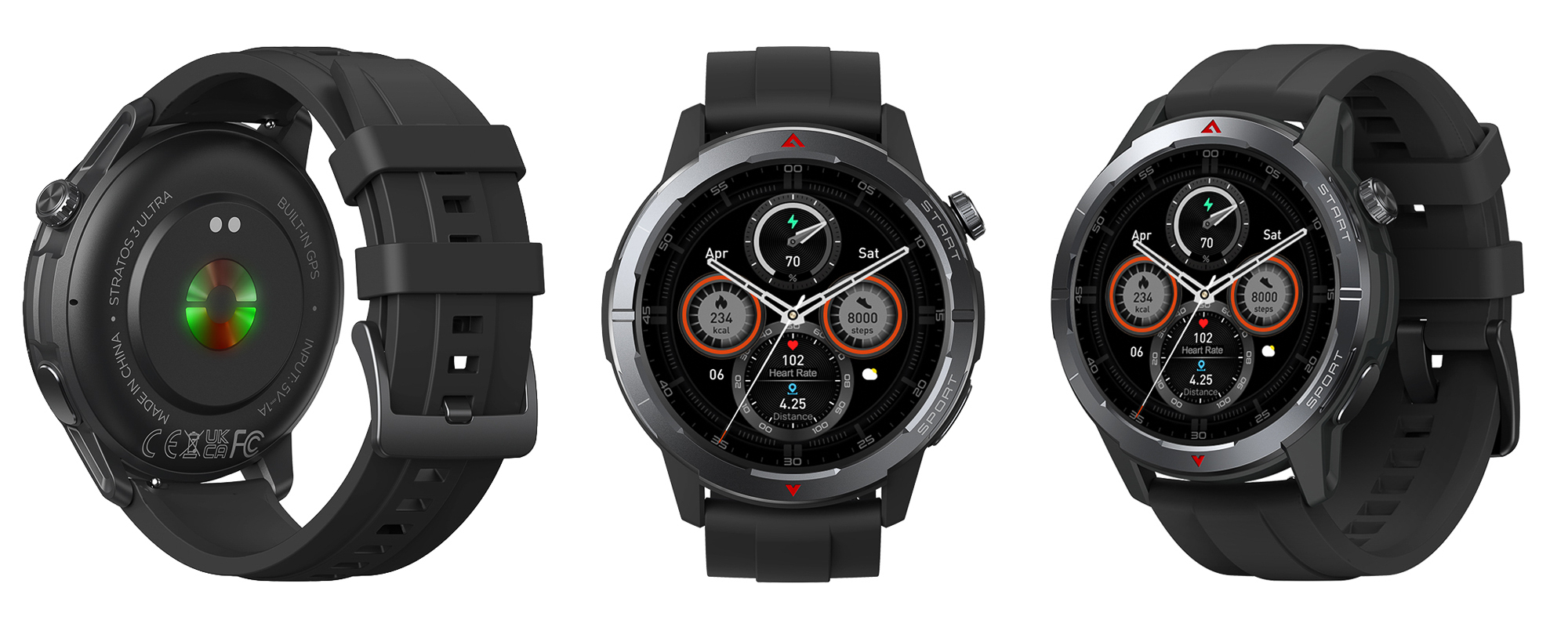 Smartwatch Zeblaze Stratos 3 Ultra - czarny