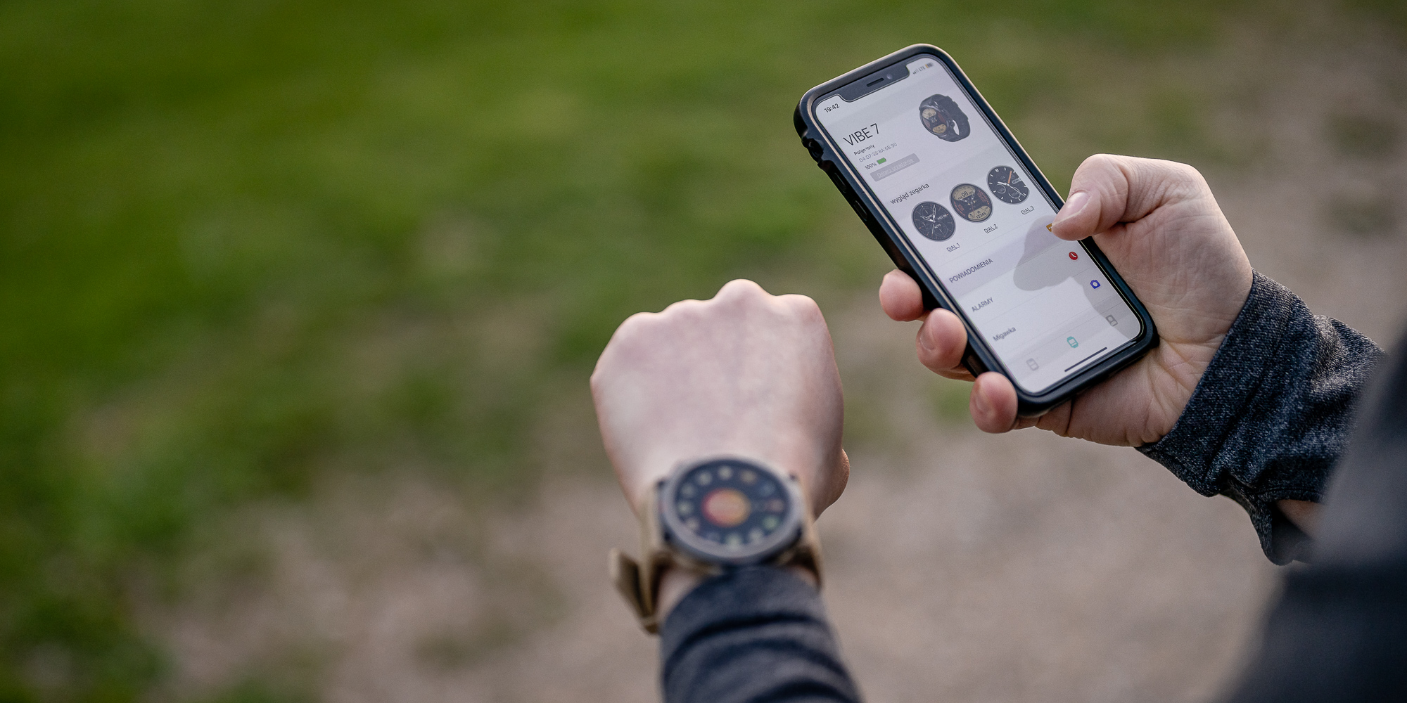 Zeblaze Vibe 7 Smartwatch - khaki - Over 250 dials to choose from
