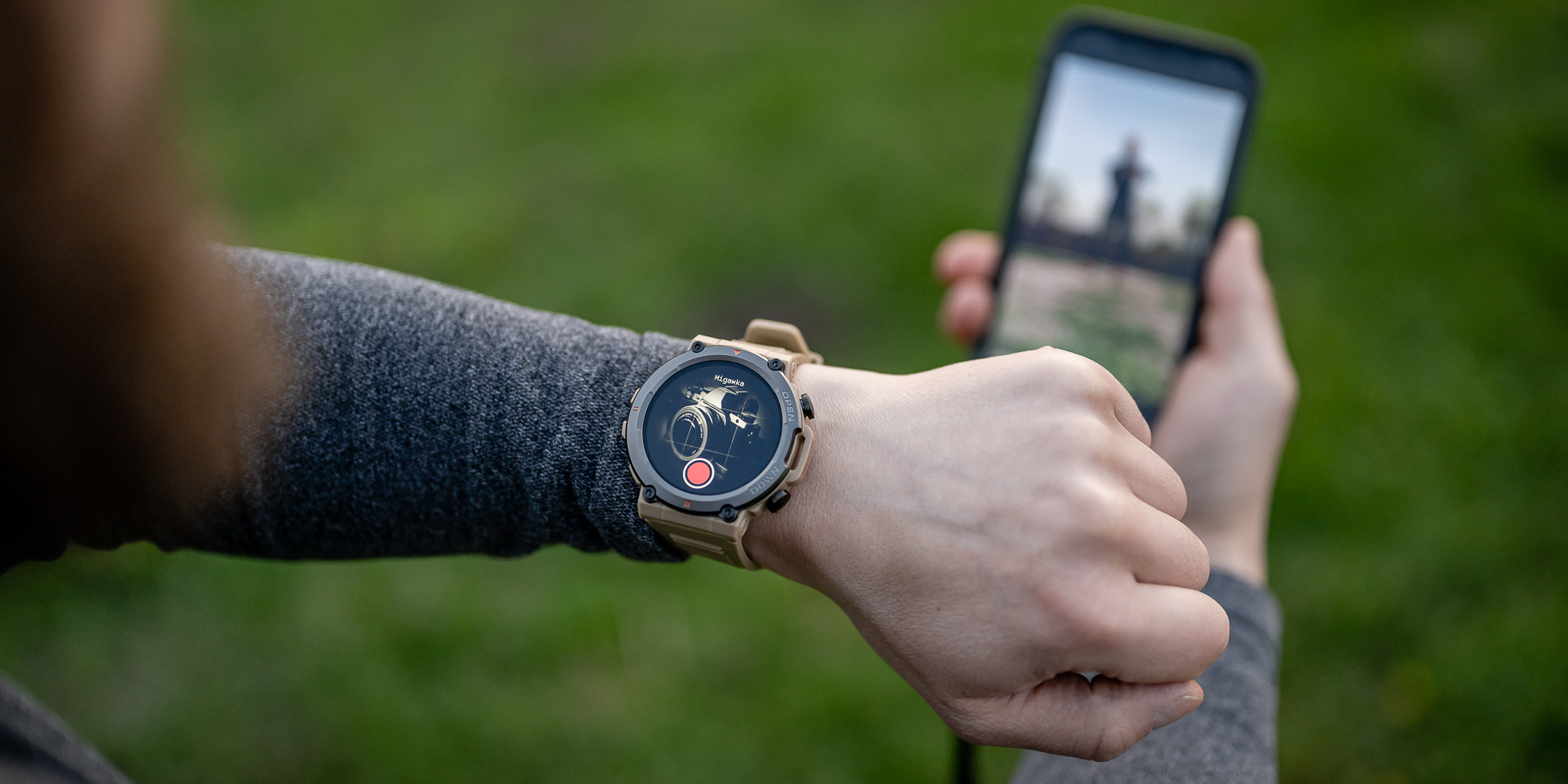 Zeblaze Vibe 7 Smartwatch - khaki - Modern and rugged